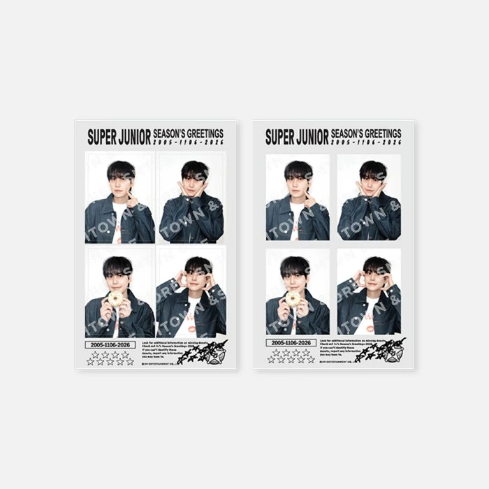 SUPER JUNIOR 四格照片 [2026 SEASON'S GREETINGS]  官方週邊