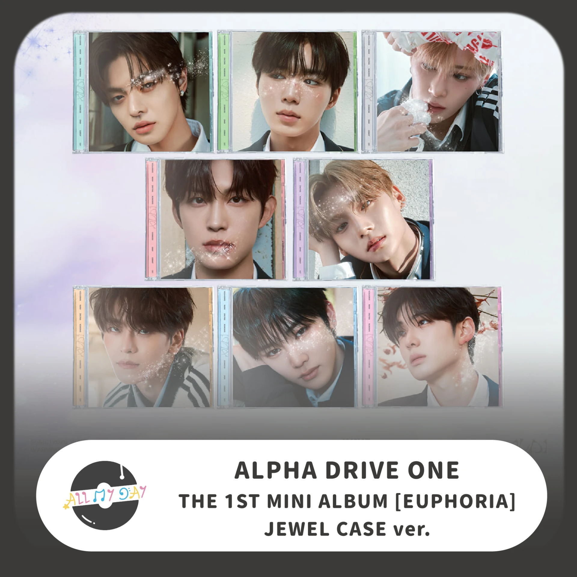 ALPHA DRIVE ONE 迷你一輯《EUPHORIA》(JEWEL CASE ver.)