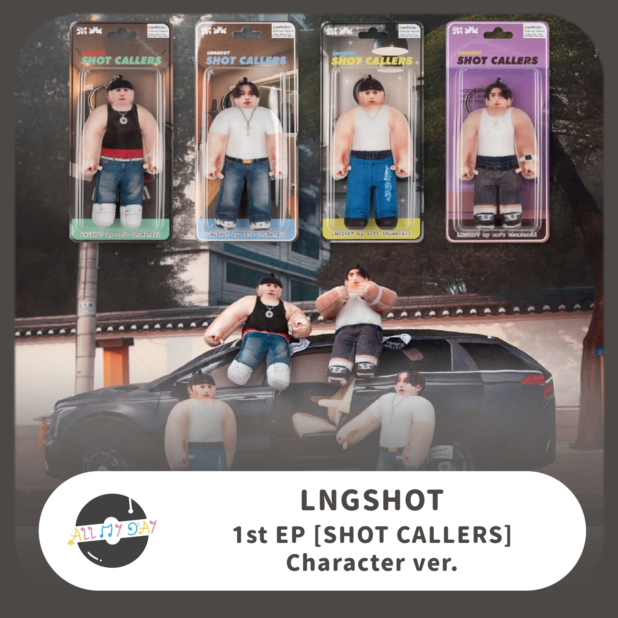 LNGSHOT 迷你一輯《SHOT CALLERS》(Character ver.) | ALL MY DAY