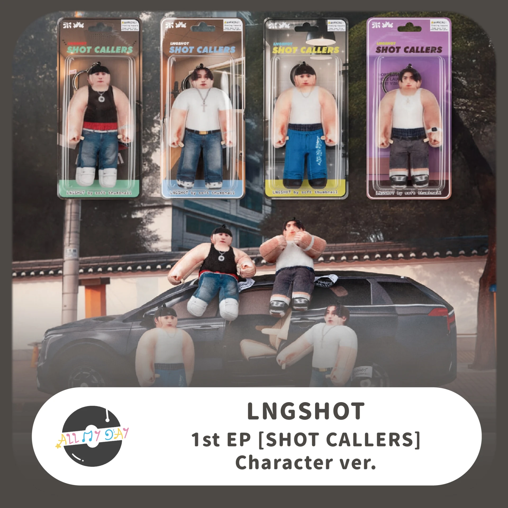 LNGSHOT 迷你一輯《SHOT CALLERS》(Character ver.) | ALL MY DAY
