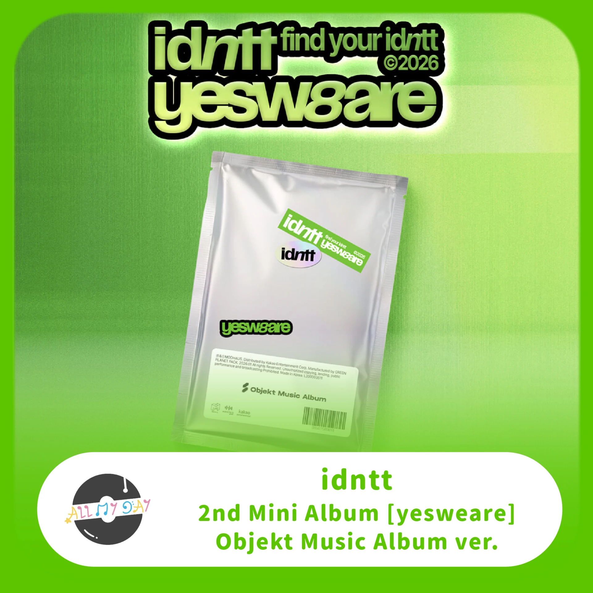 idntt | ALL MY DAY