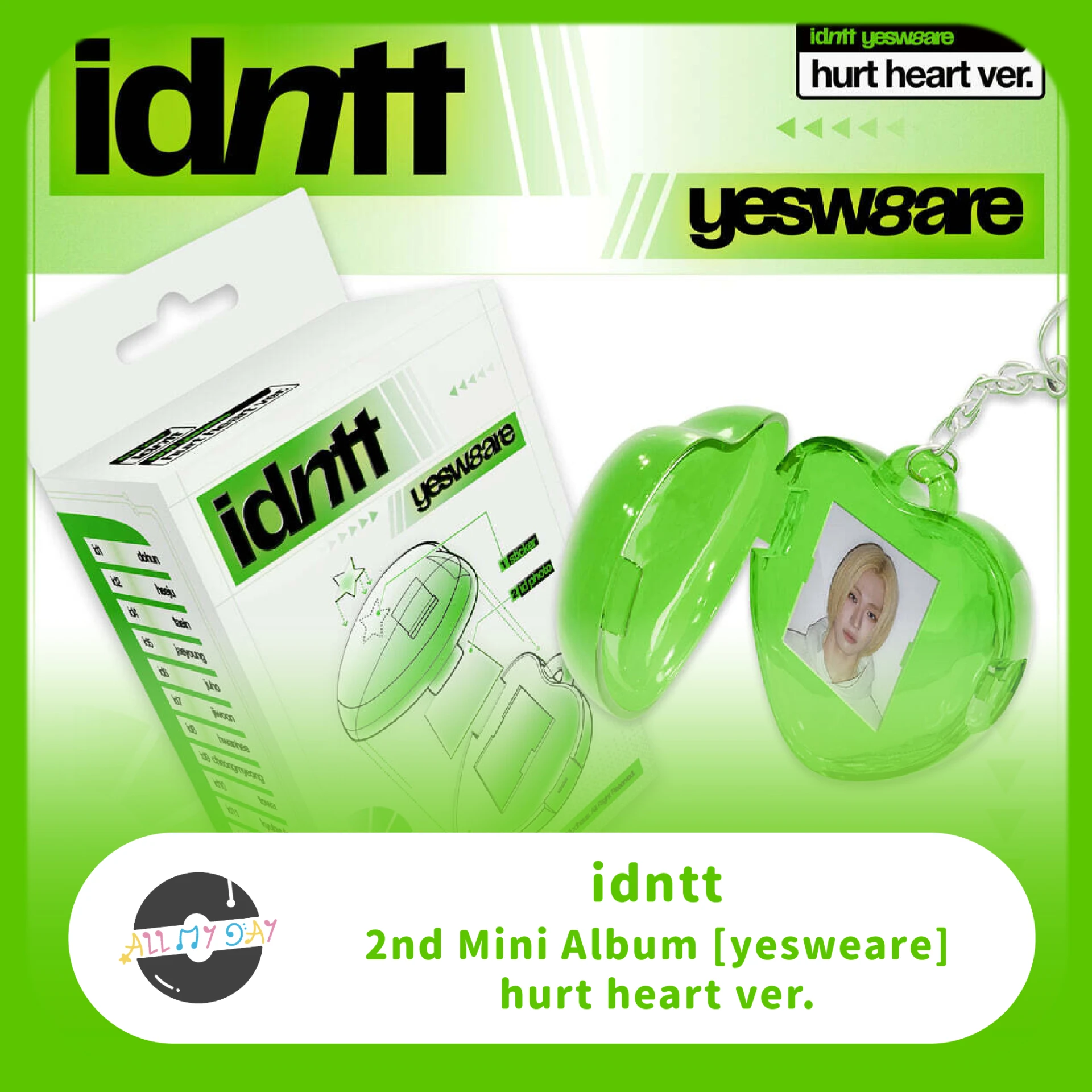 idntt 迷你二輯《yesweare》(hurt heart ver.)