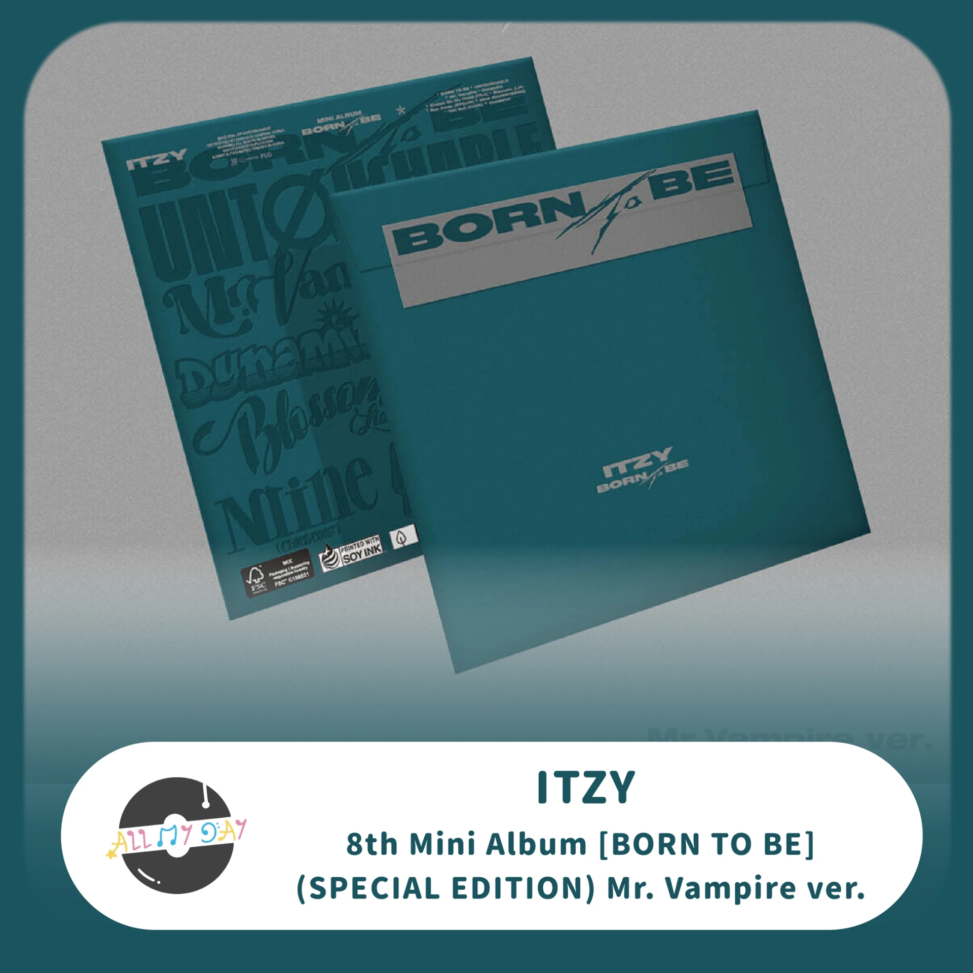 ITZY 迷你八輯《BORN TO BE》(SPECIAL EDITION)(Mr. Vampire ver.)