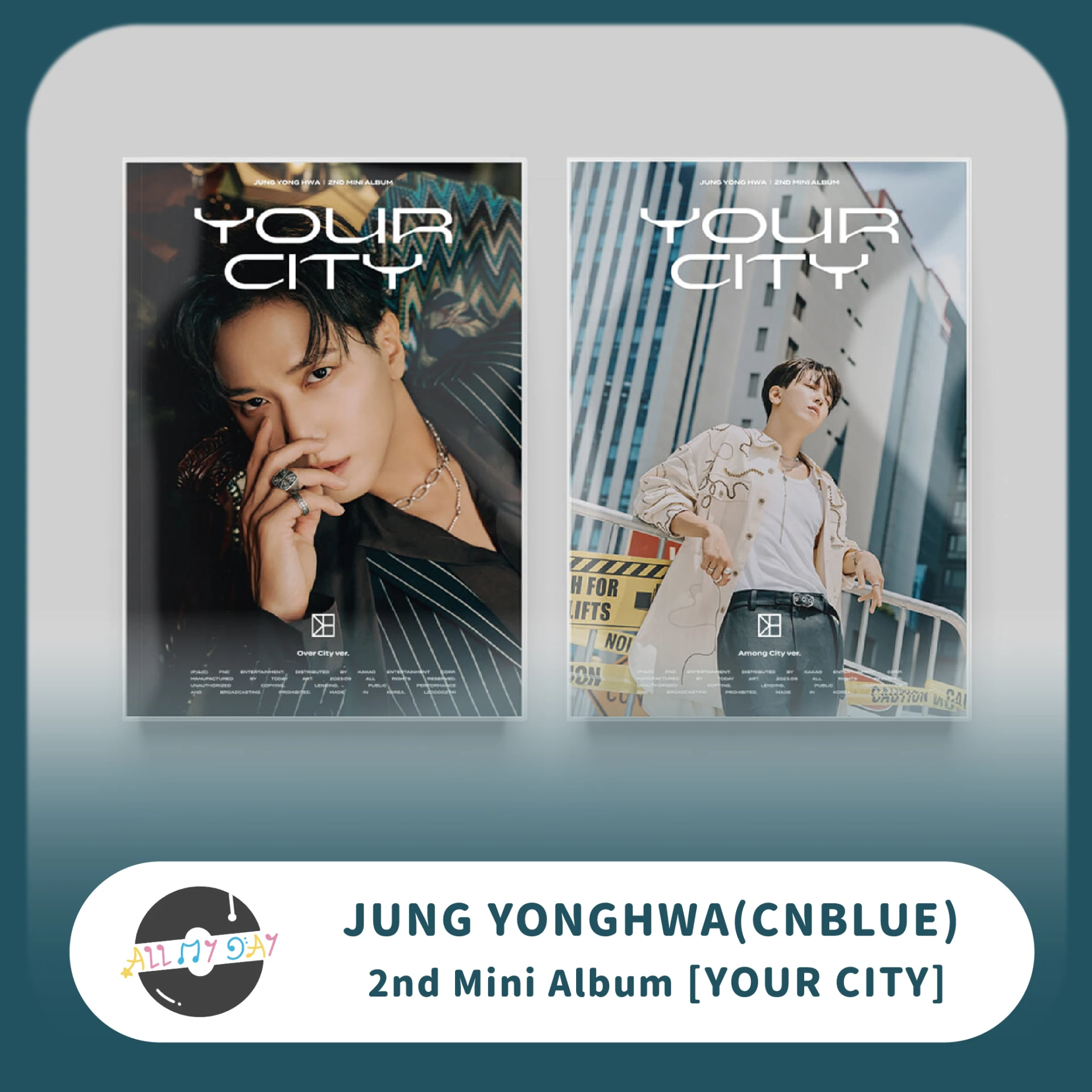 鄭容和 JUNG YONG HWA(CNBLUE) 迷你二輯《YOUR CITY》