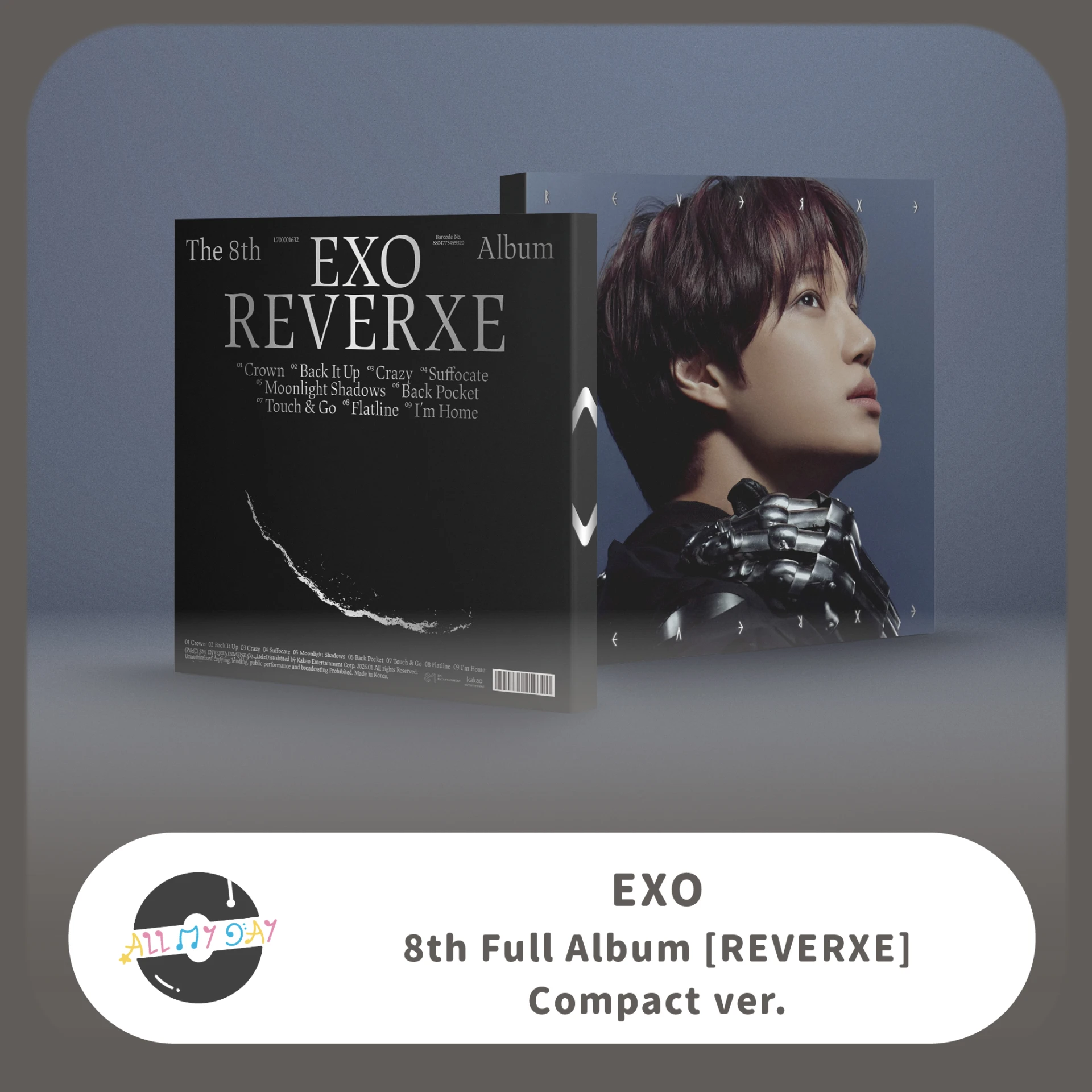 EXO 正規八輯《REVERXE》(Compact ver.)