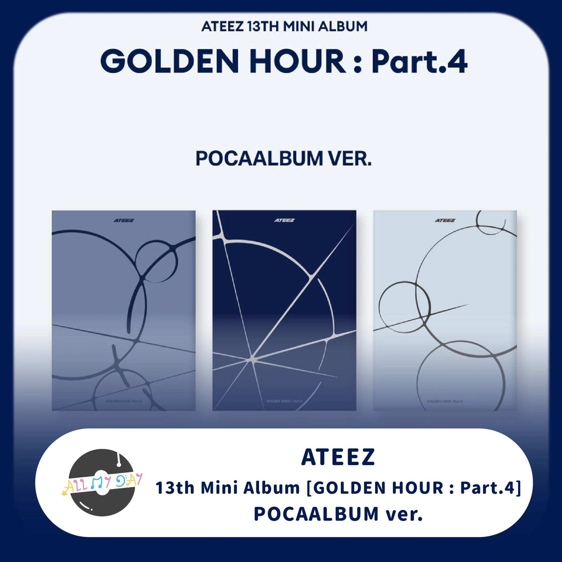 ATEEZ 迷你十三輯《GOLDEN HOUR : Part.4》(POCAALBUM ver.)