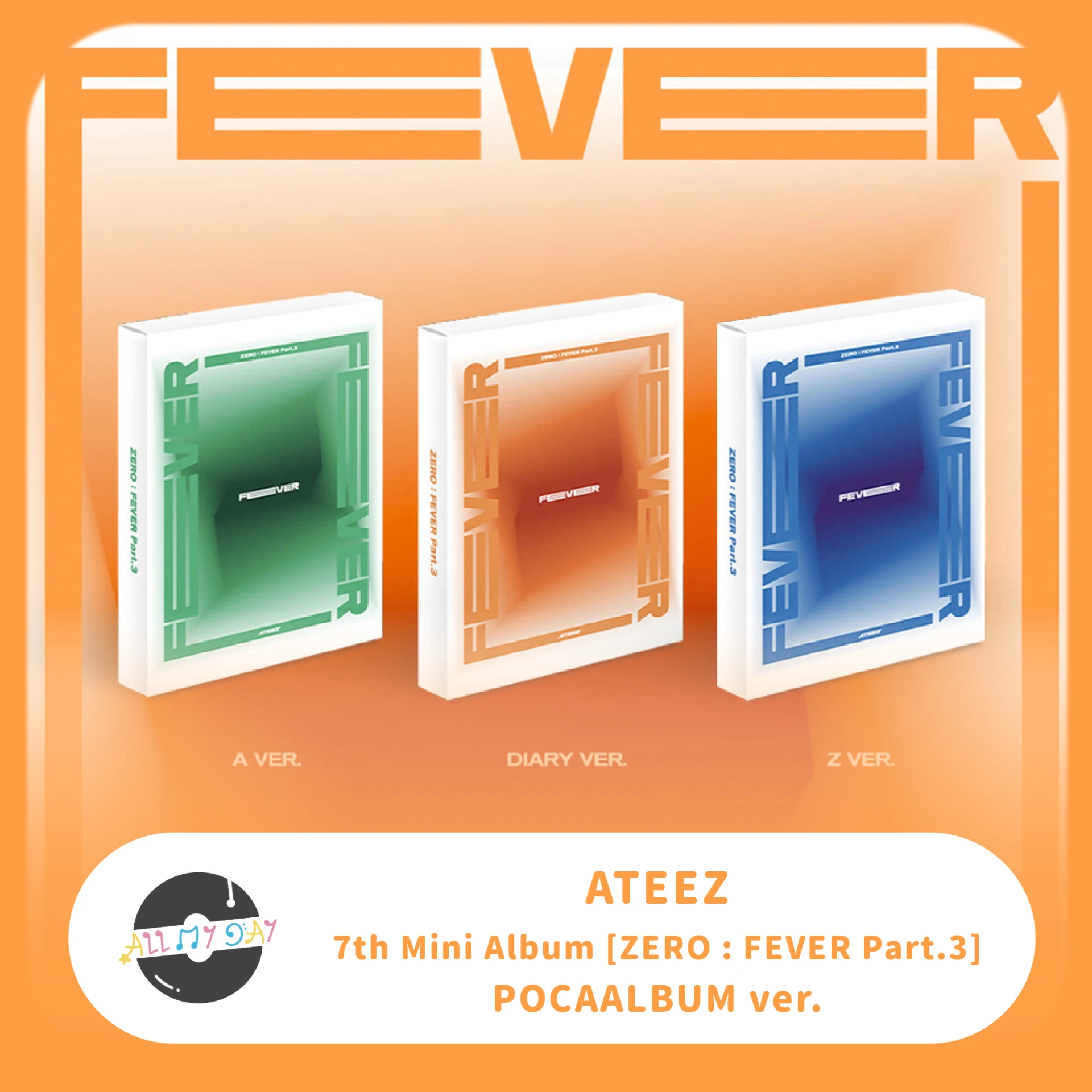 ATEEZ 迷你七輯《ZERO : FEVER Part.3》(Platform ver.)