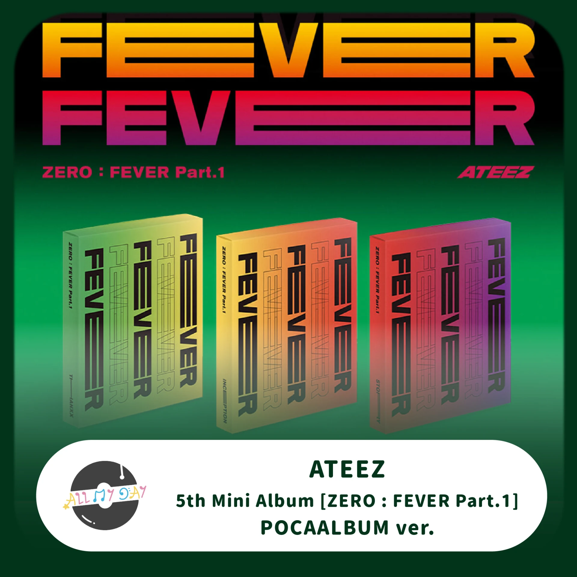 ATEEZ 迷你五輯《ZERO : FEVER Part.1》(Platform ver.)