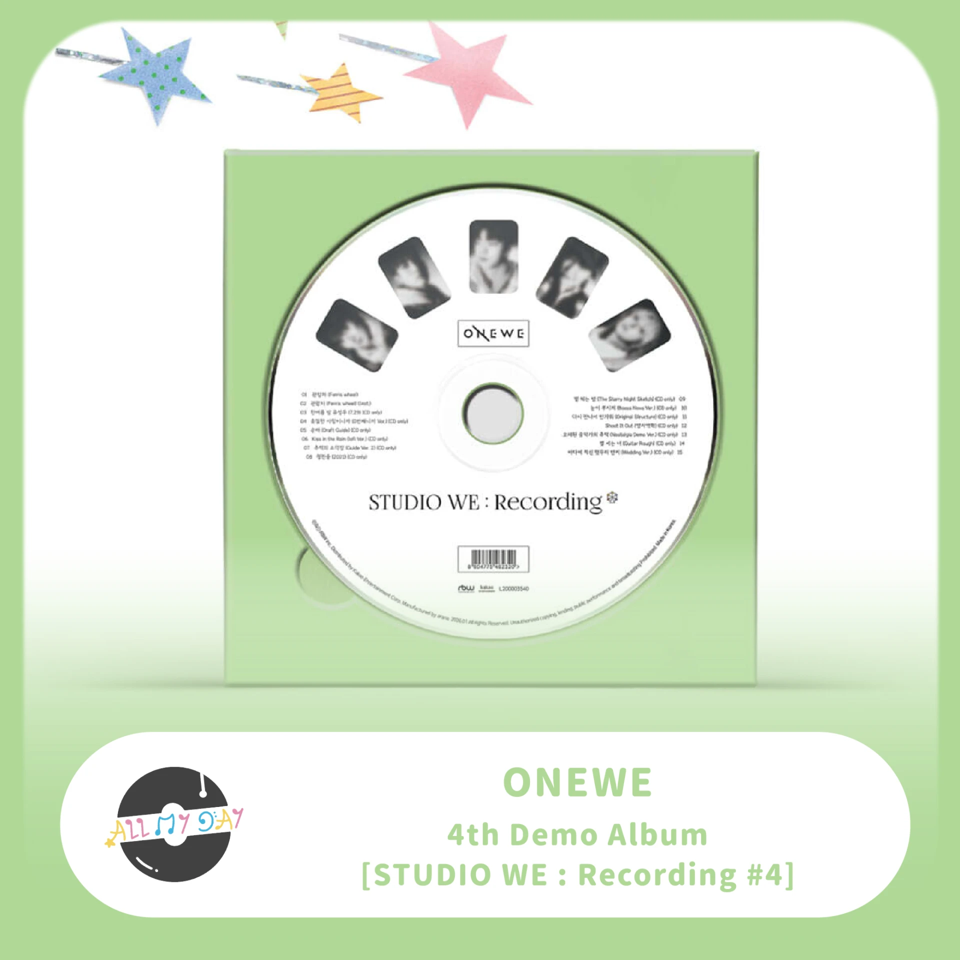 ONEWE DEMO四輯《STUDIO WE : Recording #4》