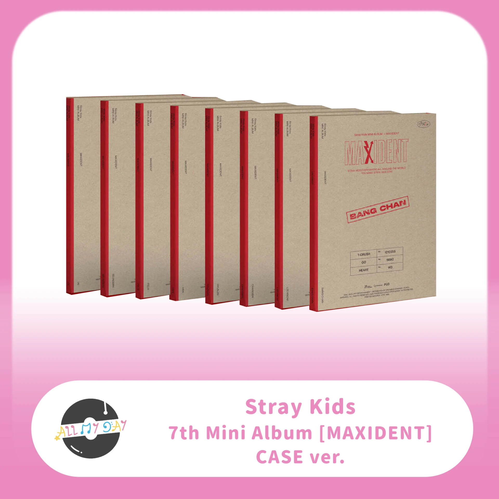 Stray Kids 迷你七輯《MAXIDENT》（Case ver.）