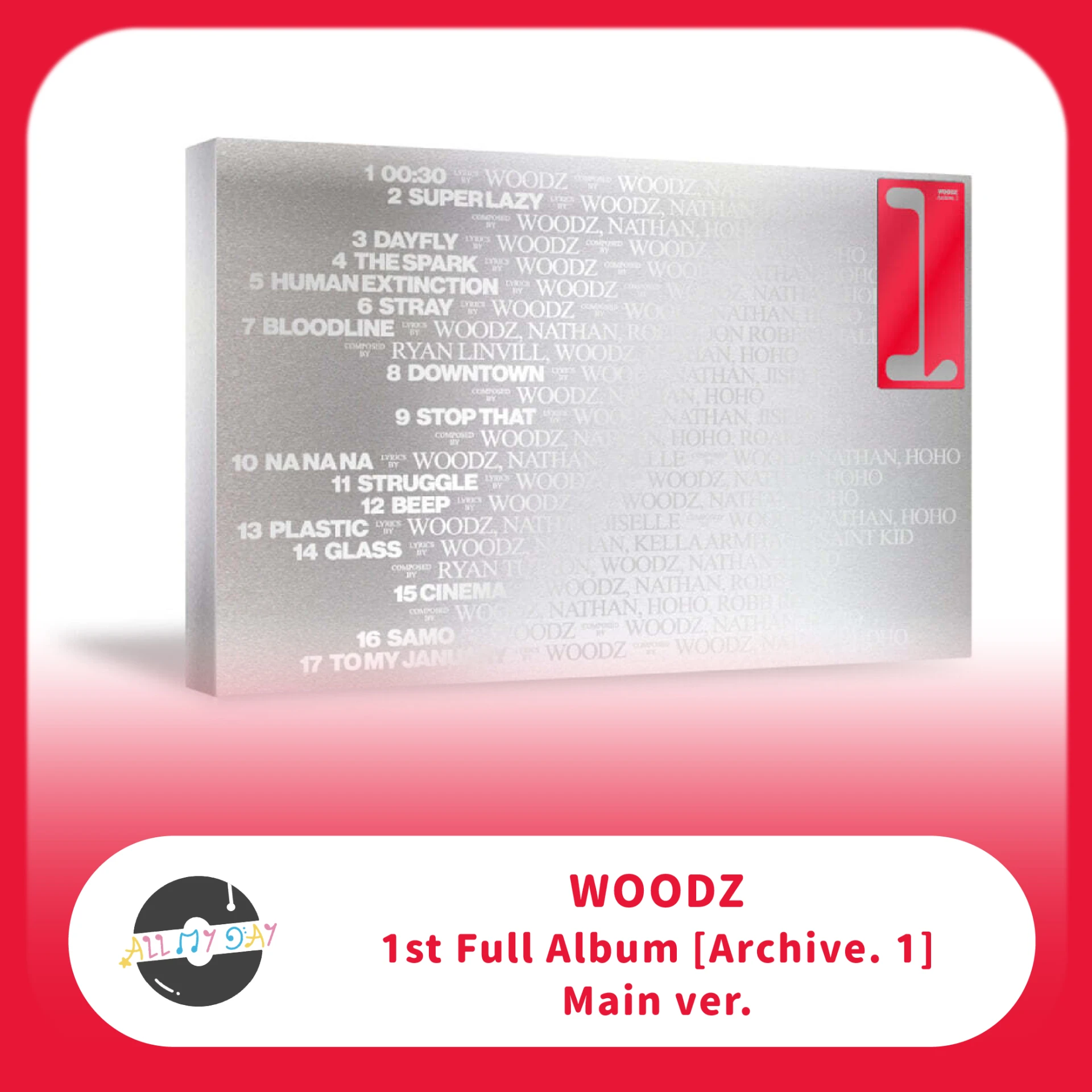 曹承衍 WOODZ 正規一輯《Archive. 1》(Main ver.)