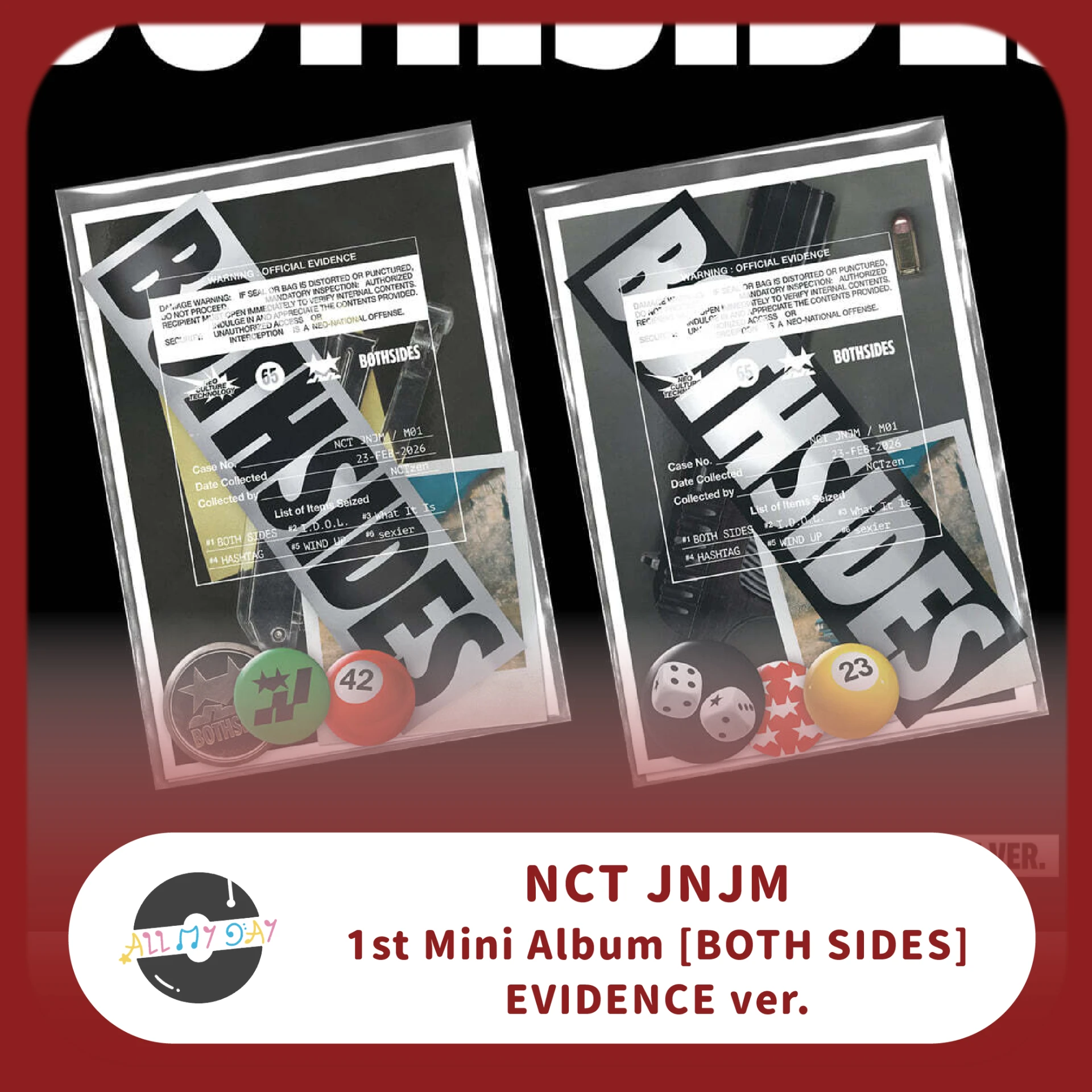 NCT JNJM 迷你一輯《BOTH SIDES》(EVIDENCE ver.)