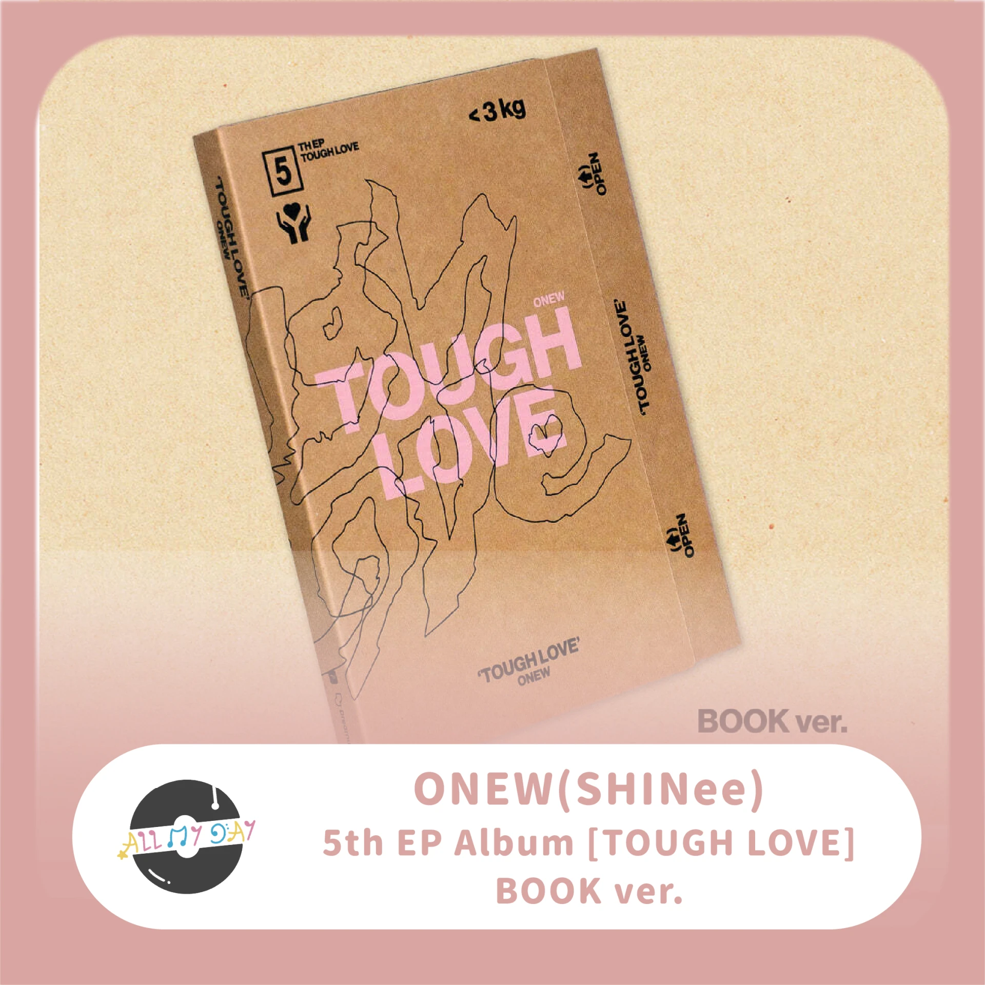 溫流 ONEW(SHINee) 迷你五輯《TOUGH LOVE》（BOOK ver.）