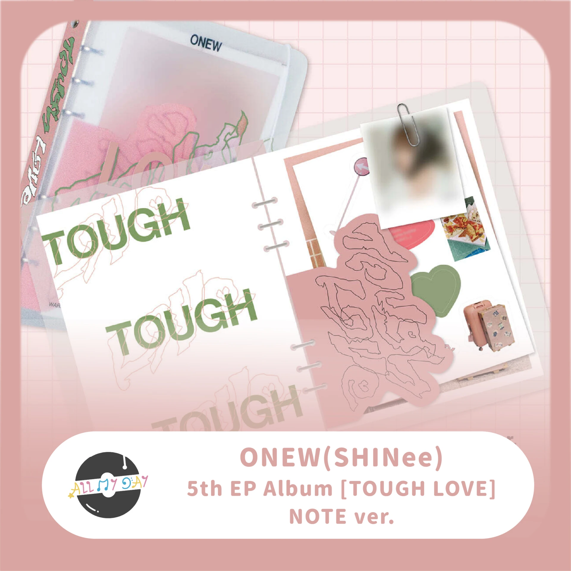 溫流 ONEW(SHINee) 迷你五輯《TOUGH LOVE》（NOTE ver.）