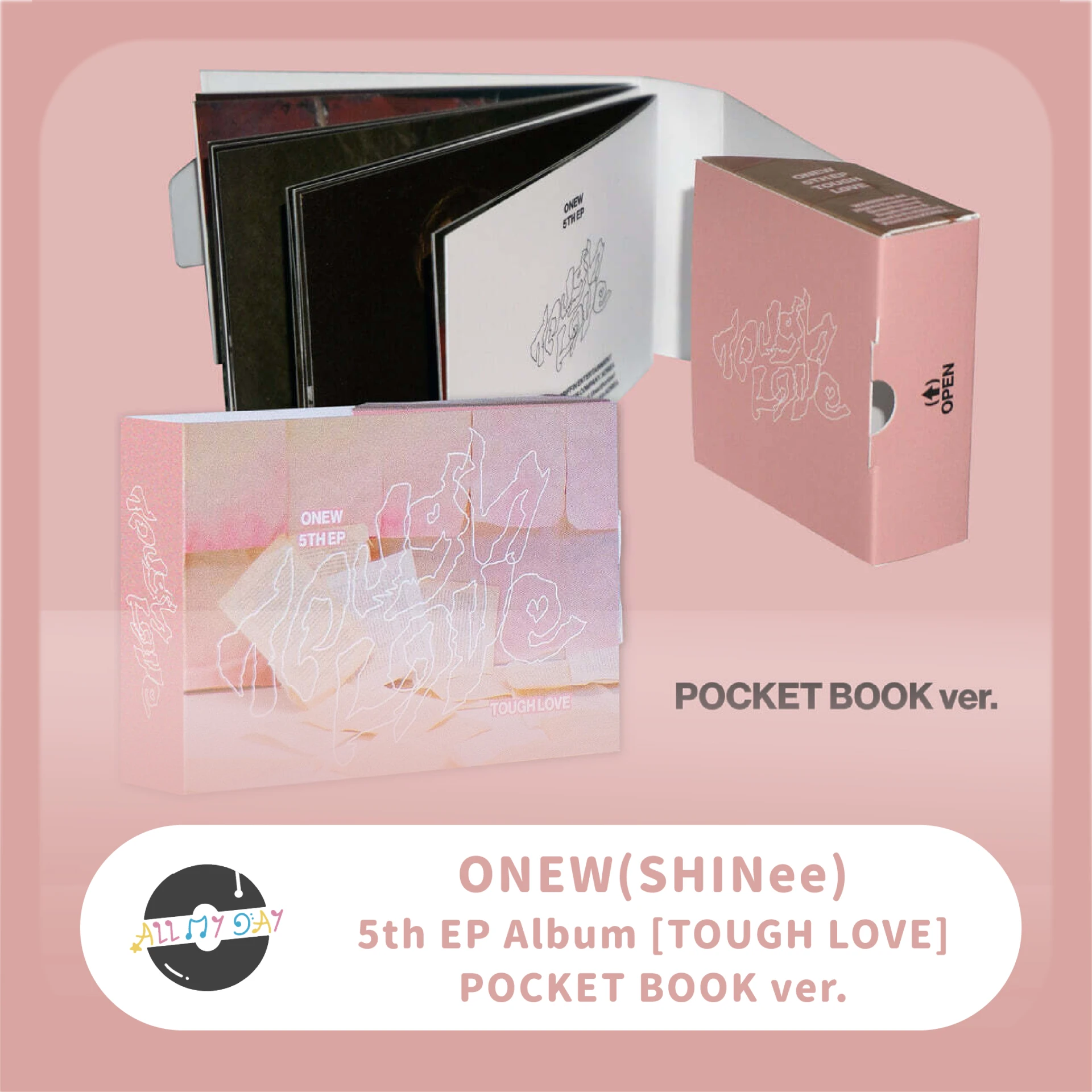 溫流 ONEW(SHINee) 迷你五輯《TOUGH LOVE》（POCKET BOOK ver.）