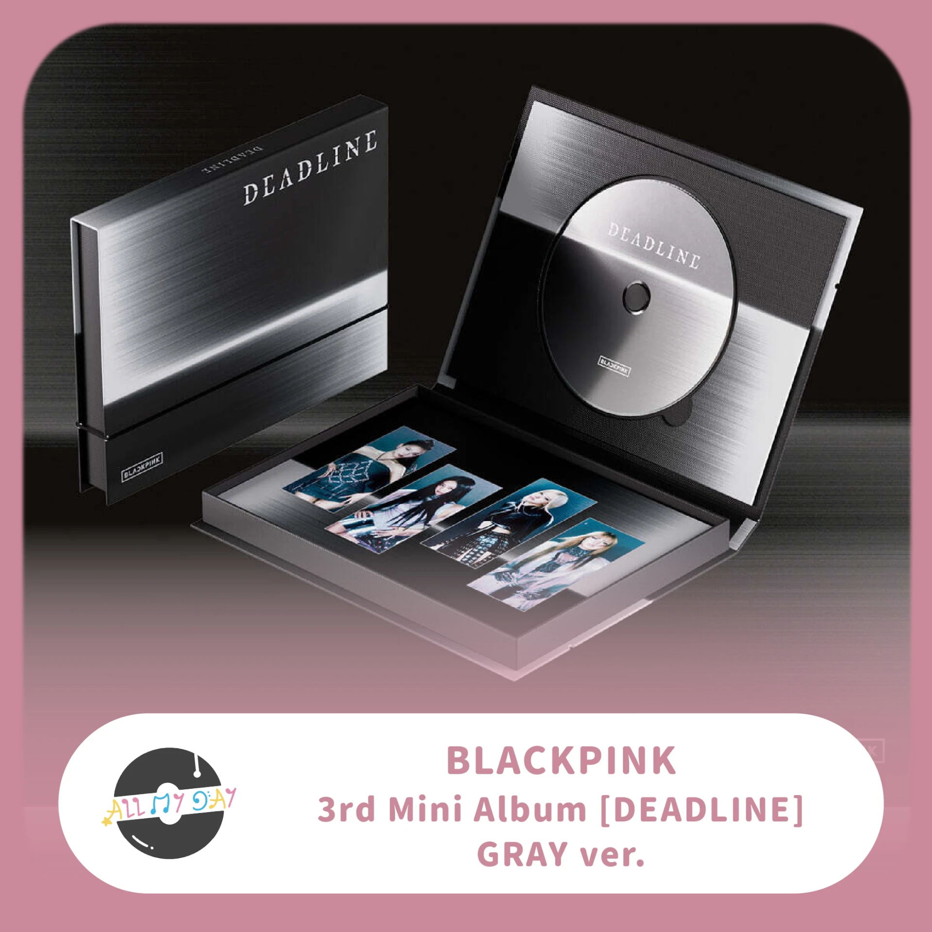 BLACKPINK 迷你三輯《DEADLINE》(GRAY ver.)