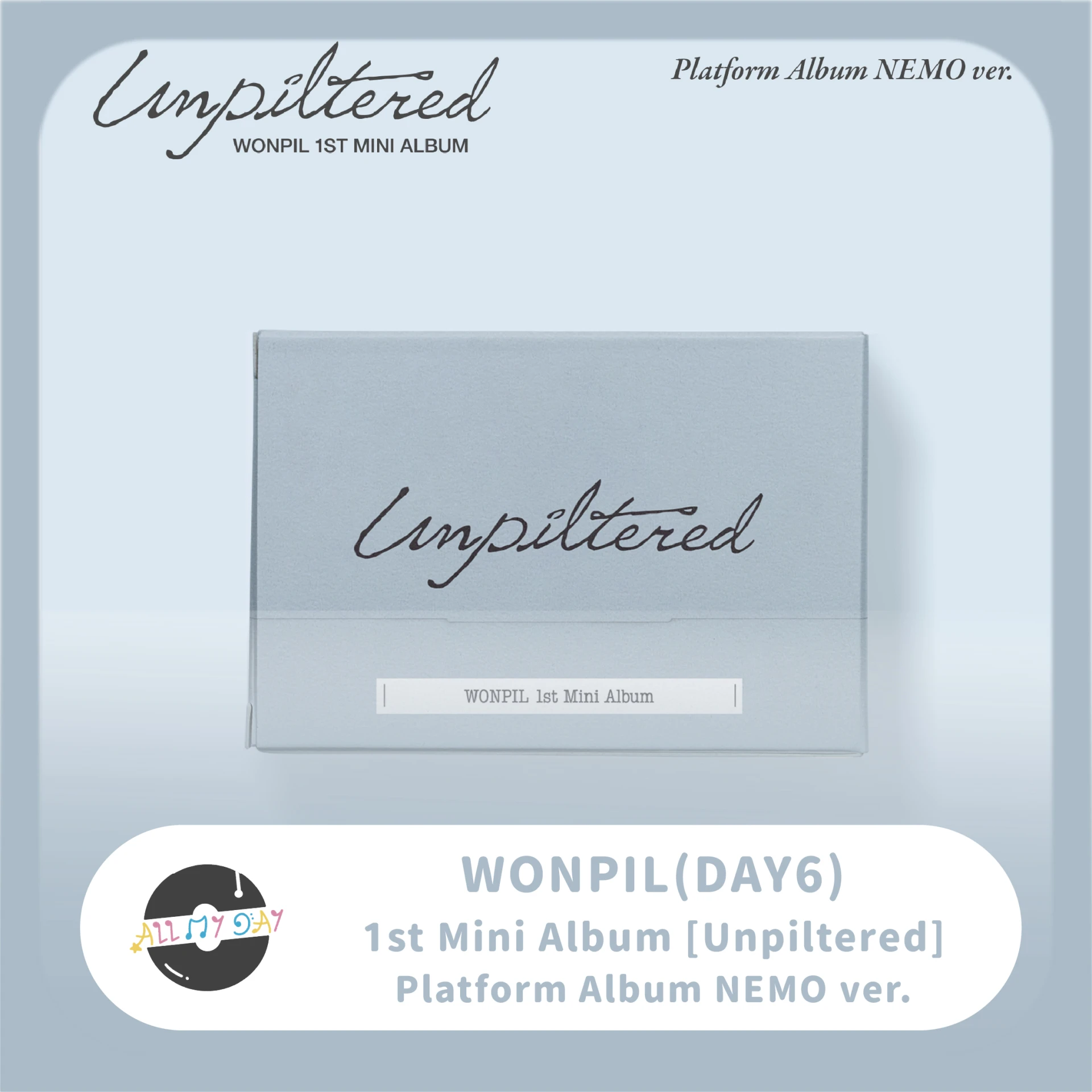 元弼 WONPIL(DAY6) 迷你一輯《Unpiltered》(Platform Album NEMO ver.)