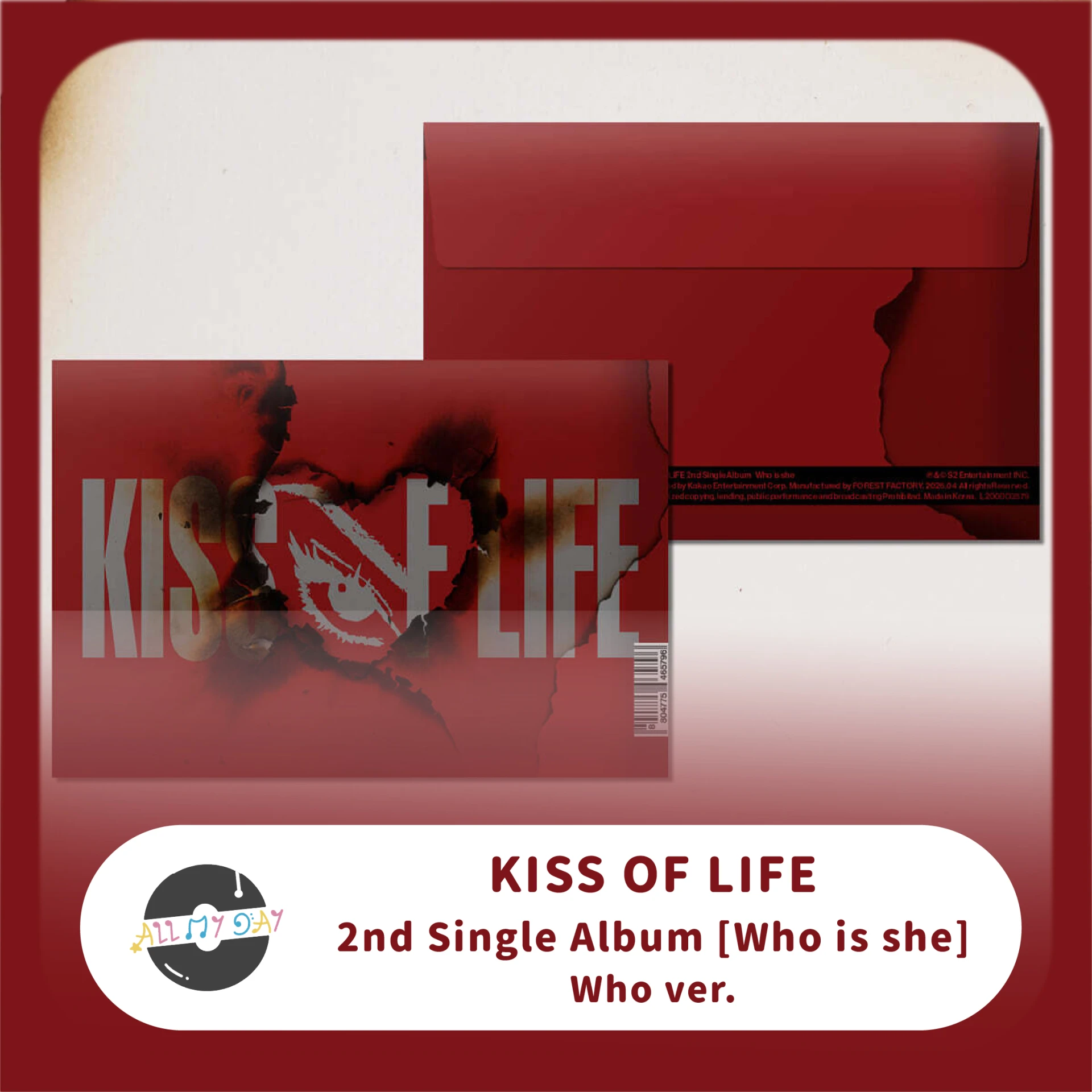 KISS OF LIFE 單曲二輯《Who is she》(Who ver.)