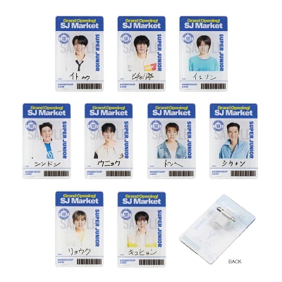 SUPER JUNIOR 證件名牌 [GRAND OPENING! SJ MARKET in JAPAN] 官方週邊