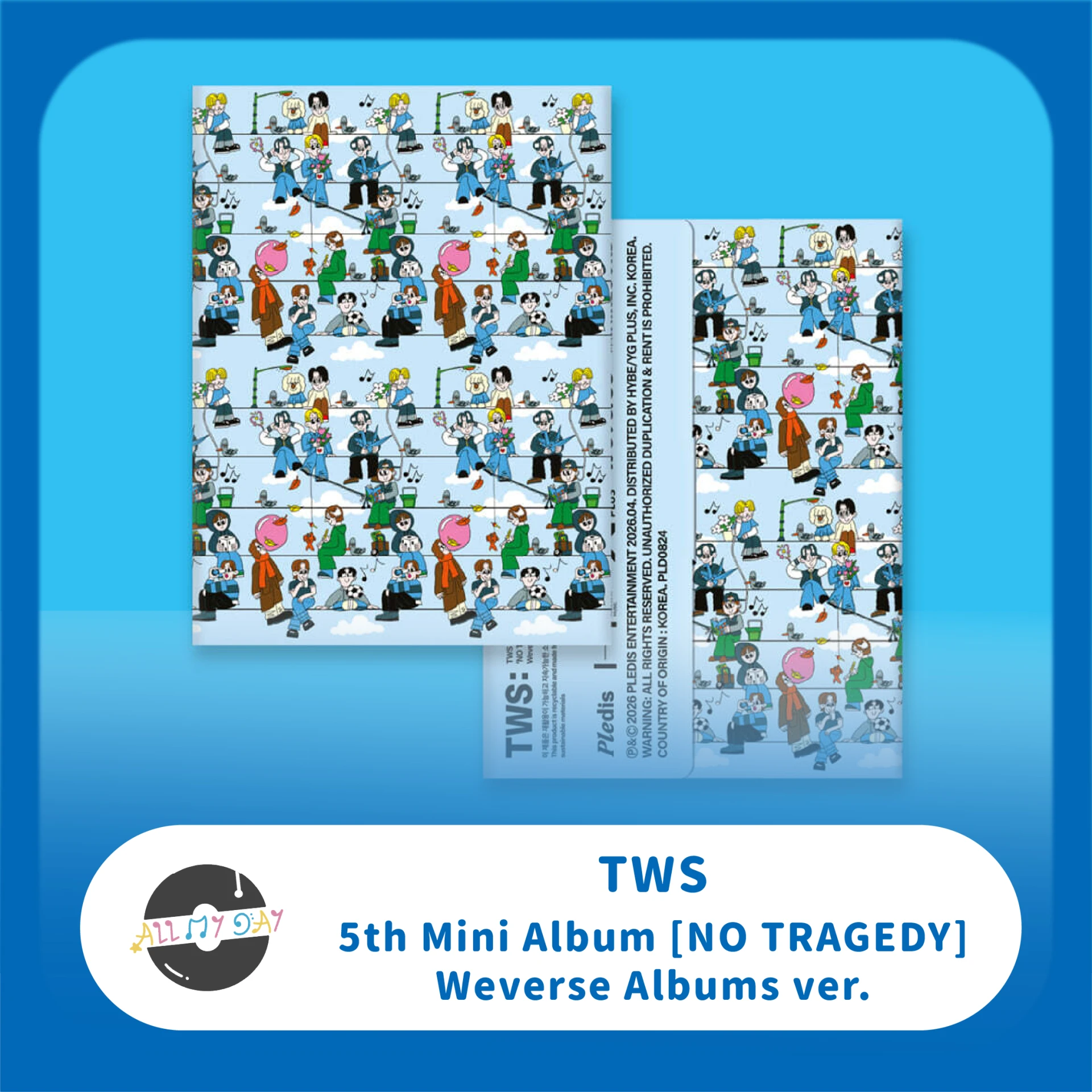 TWS 迷你五輯《NO TRAGEDY》(Weverse Albums ver.)