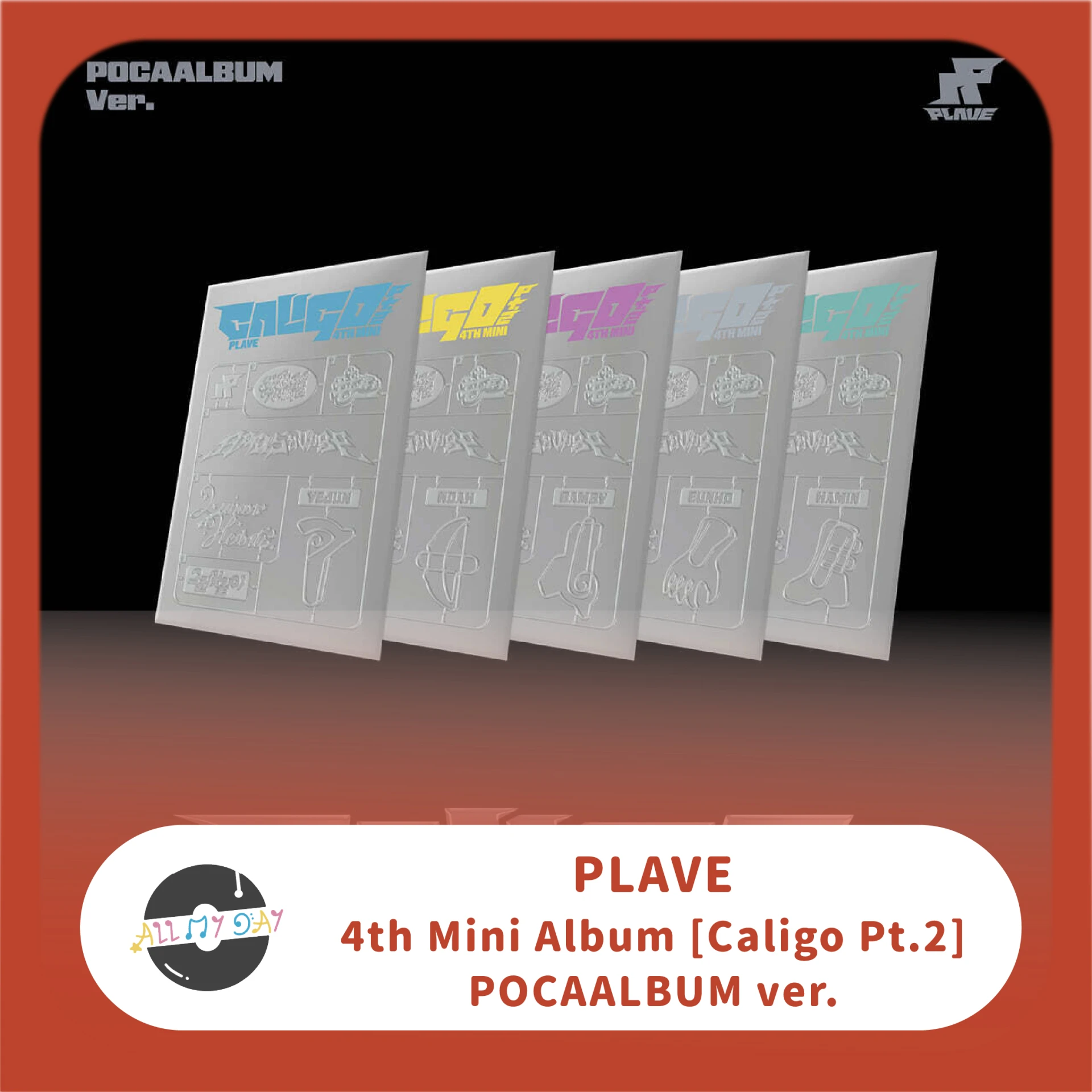 PLAVE 迷你四輯《Caligo Pt.2》(POCAALBUM ver.) | ALL MY DAY