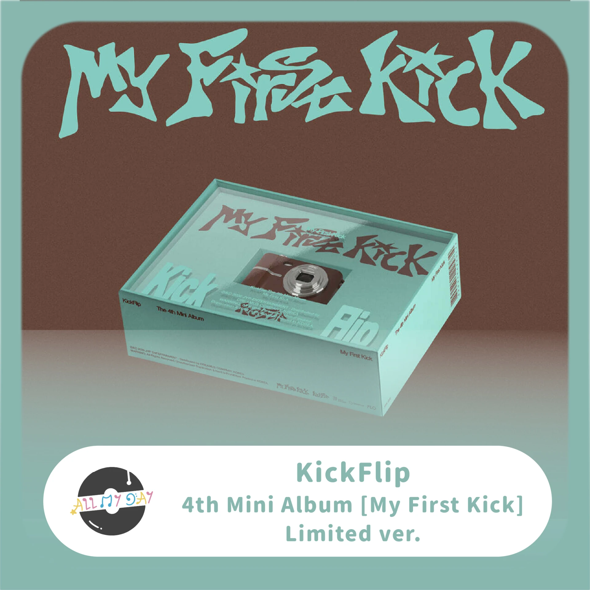 KickFlip 迷你四輯《My First Kick》(Limited ver.) | ALL MY DAY