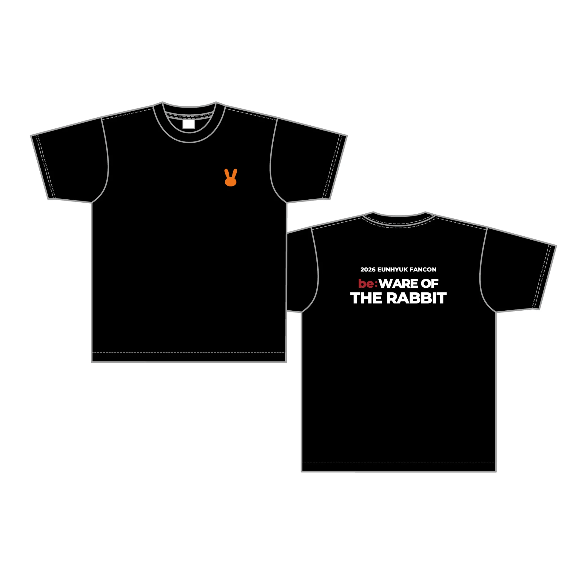 銀赫EUNHYUK(SUPER JUNIOR) T-shirt [be:WARE OF THE RABBIT - IN