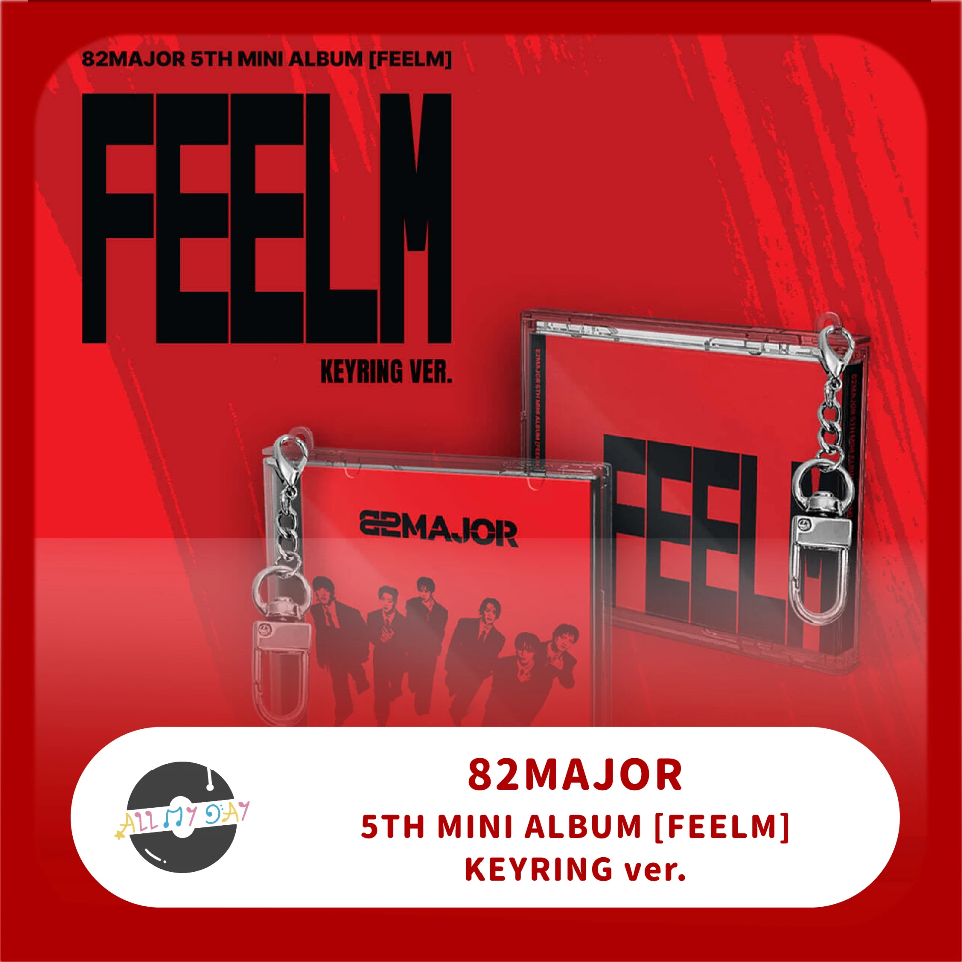 82MAJOR 迷你五輯《FEELM》(KEYRING ver.)