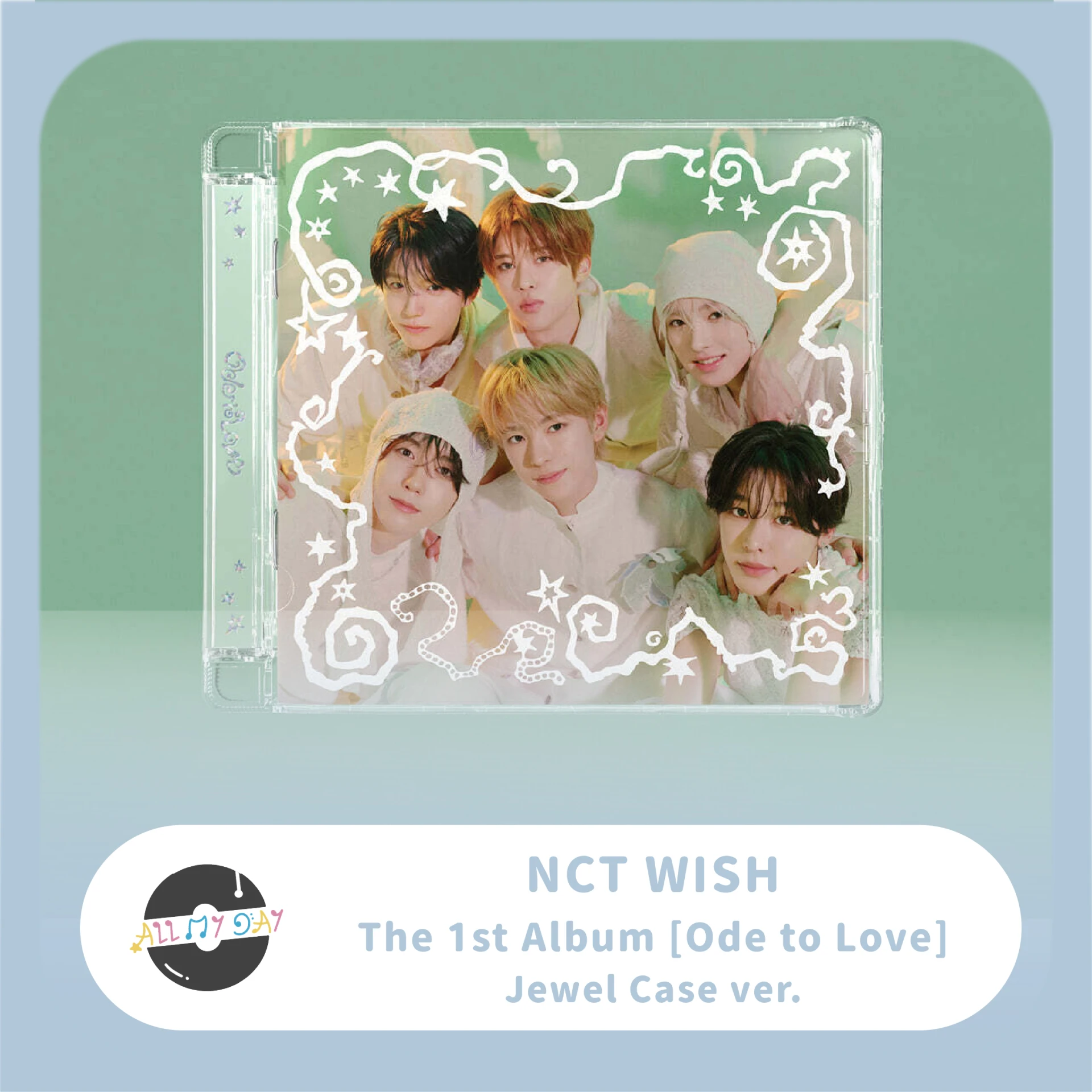 NCT WISH 正規一輯《Ode to Love》(Jewel Case ver.)