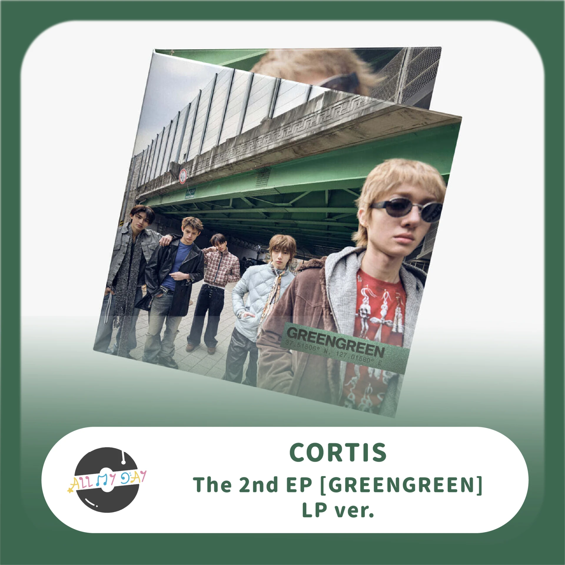 CORTIS 單曲二輯《GREENGREEN》(LP ver.)