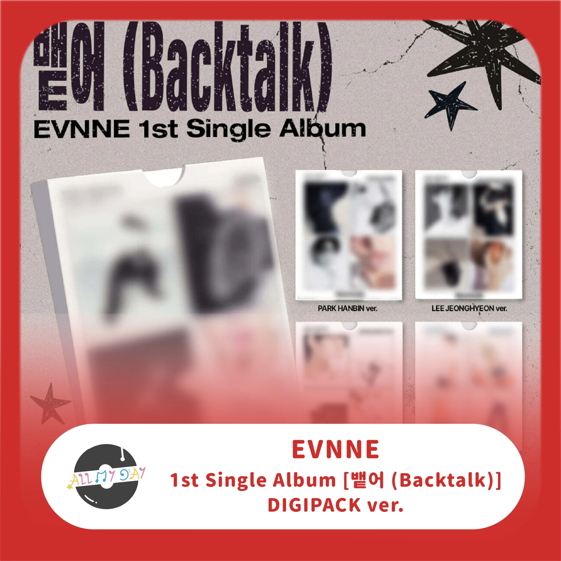 EVNNE 單曲一輯《뱉어 (Backtalk)》(DIGIPACK ver.)