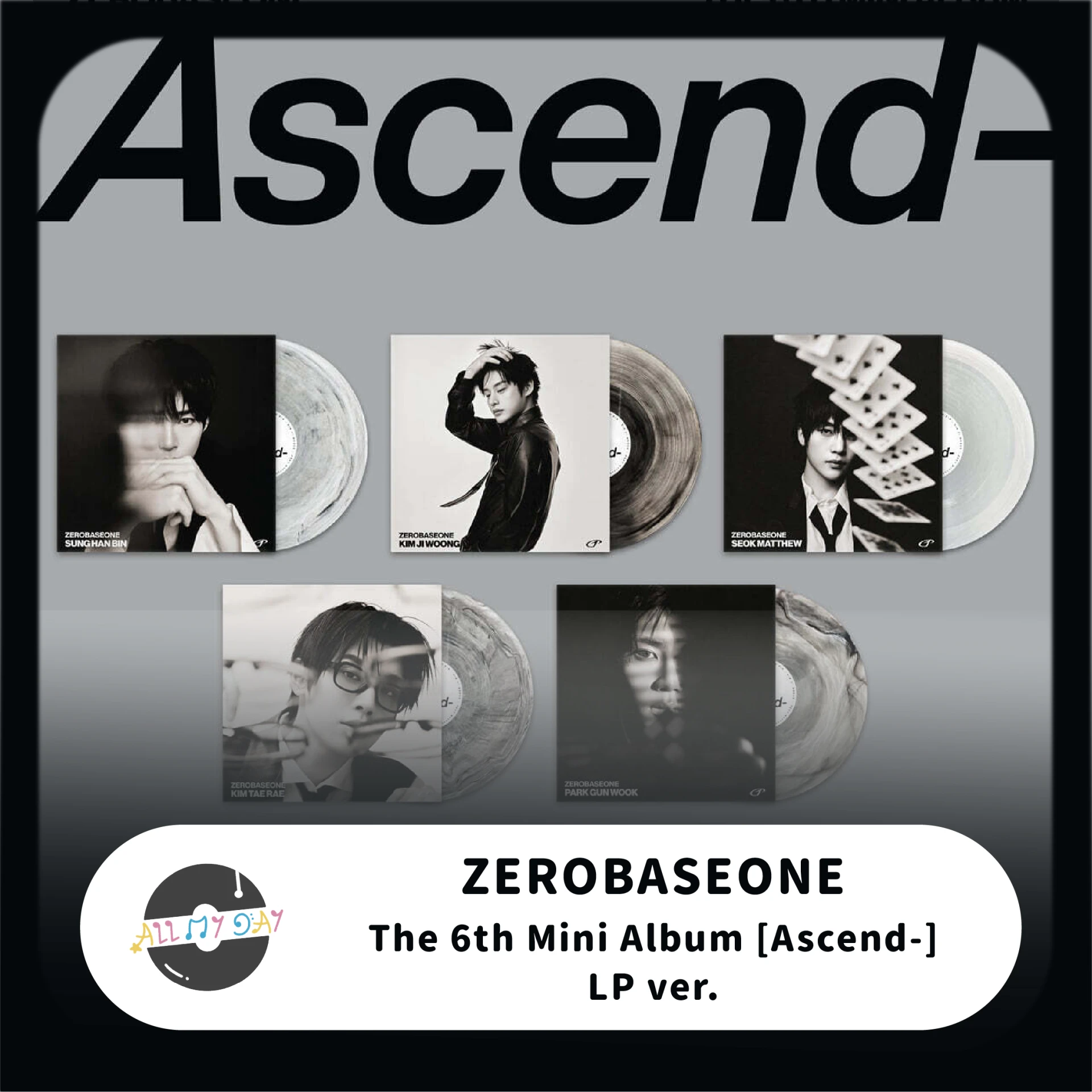 ZEROBASEONE 迷你六輯《Ascend-》(LP ver.)