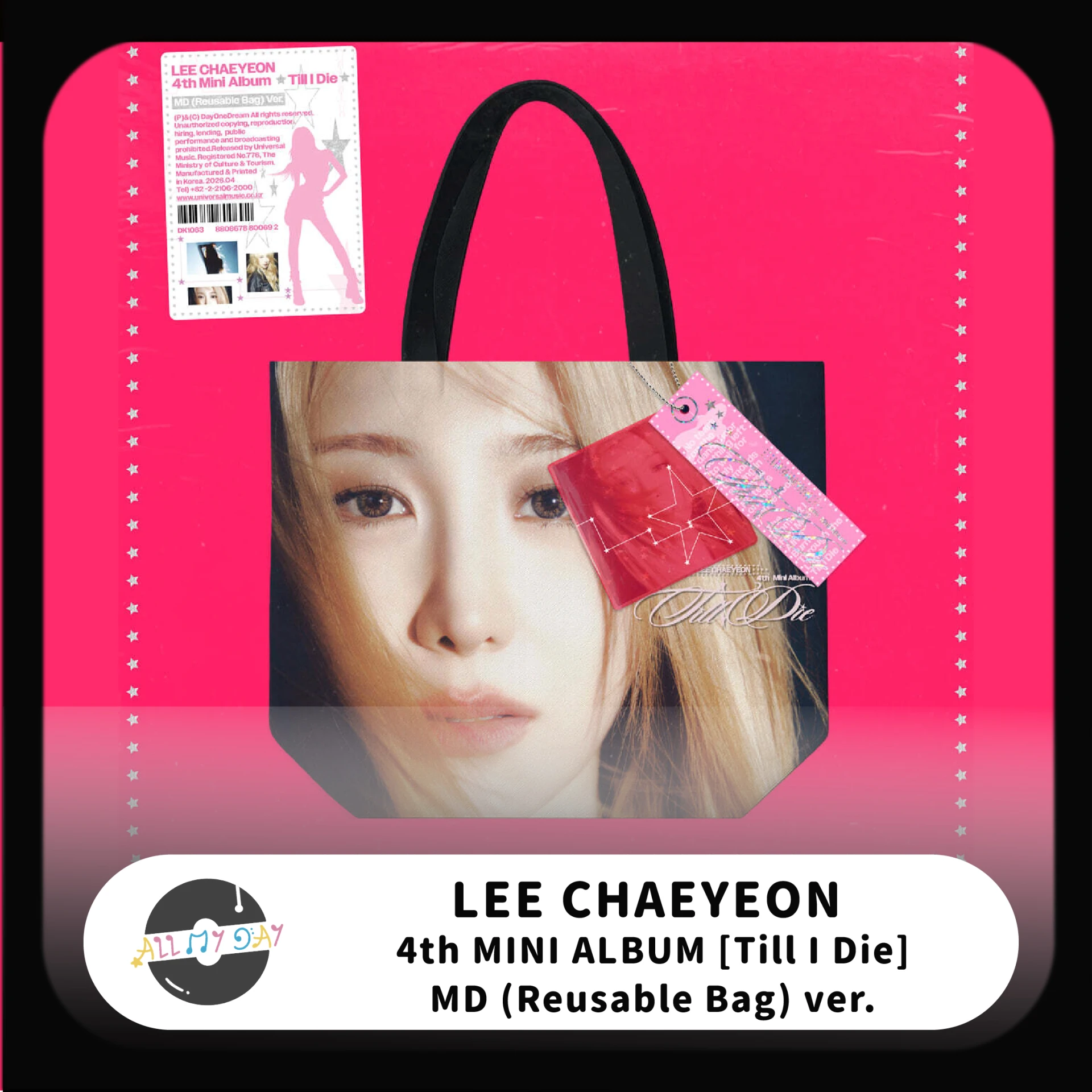 李彩演 LEE CHAEYEON 迷你四輯《Till I Die》(MD (Reusable Bag) ver.)