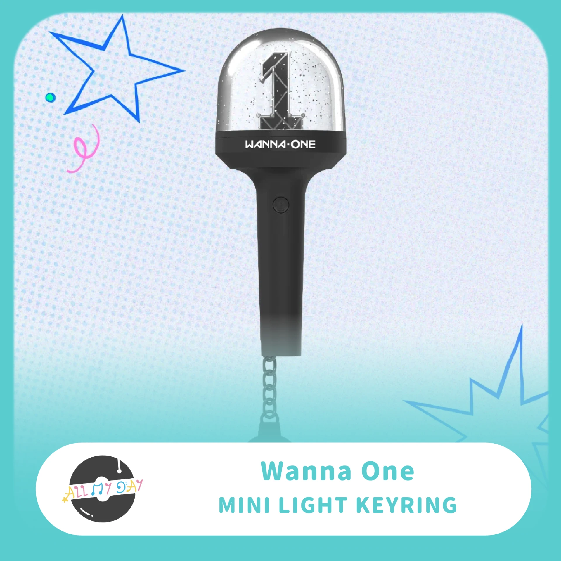 Wanna One 迷你手燈鑰匙圈