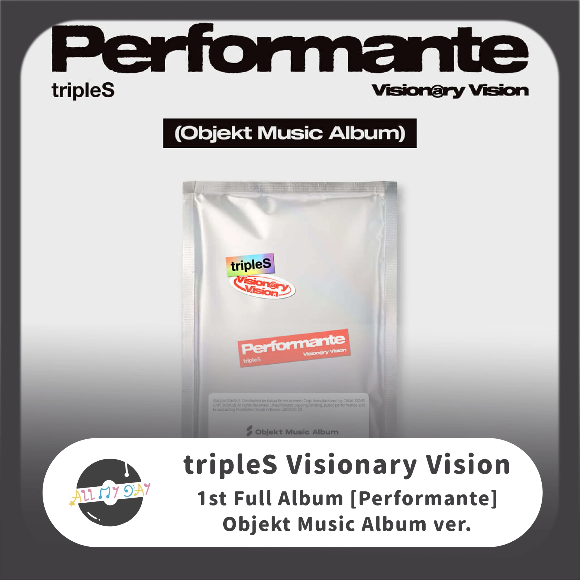 tripleS Visionary Vision 正規一輯《Performante》(Objekt Music Album)