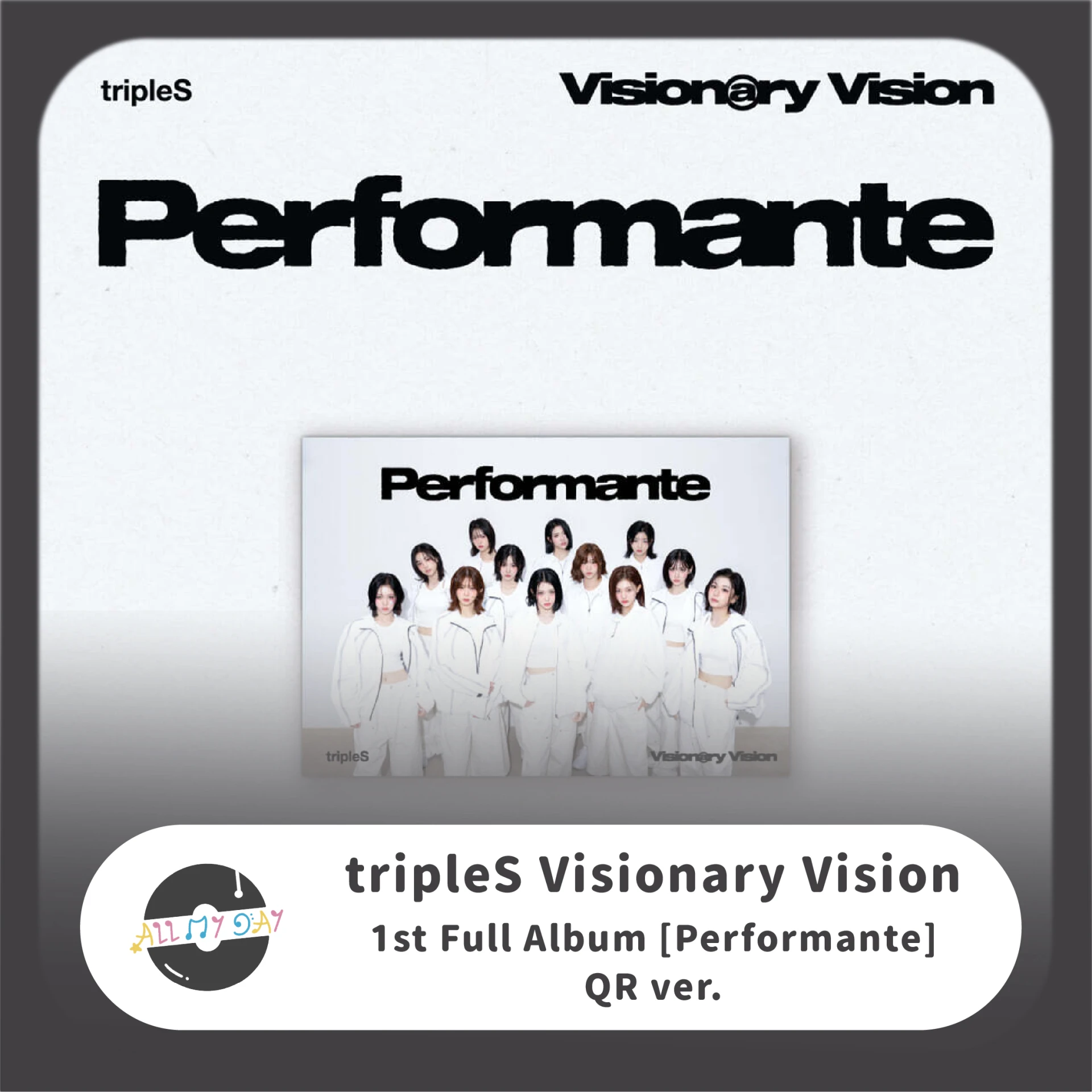 tripleS Visionary Vision  正規一輯《Performante》(QR ver.)