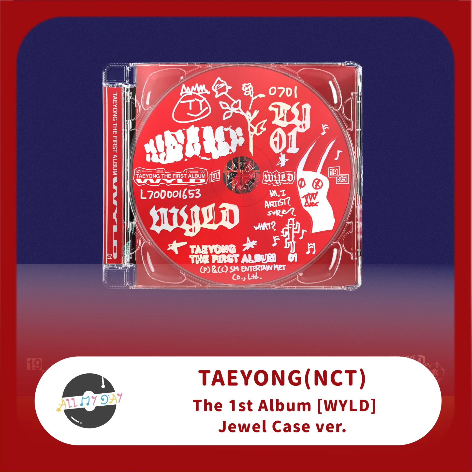 李泰容 TAEYONG(NCT) 正規一輯《WYLD》(Jewel Case ver.)