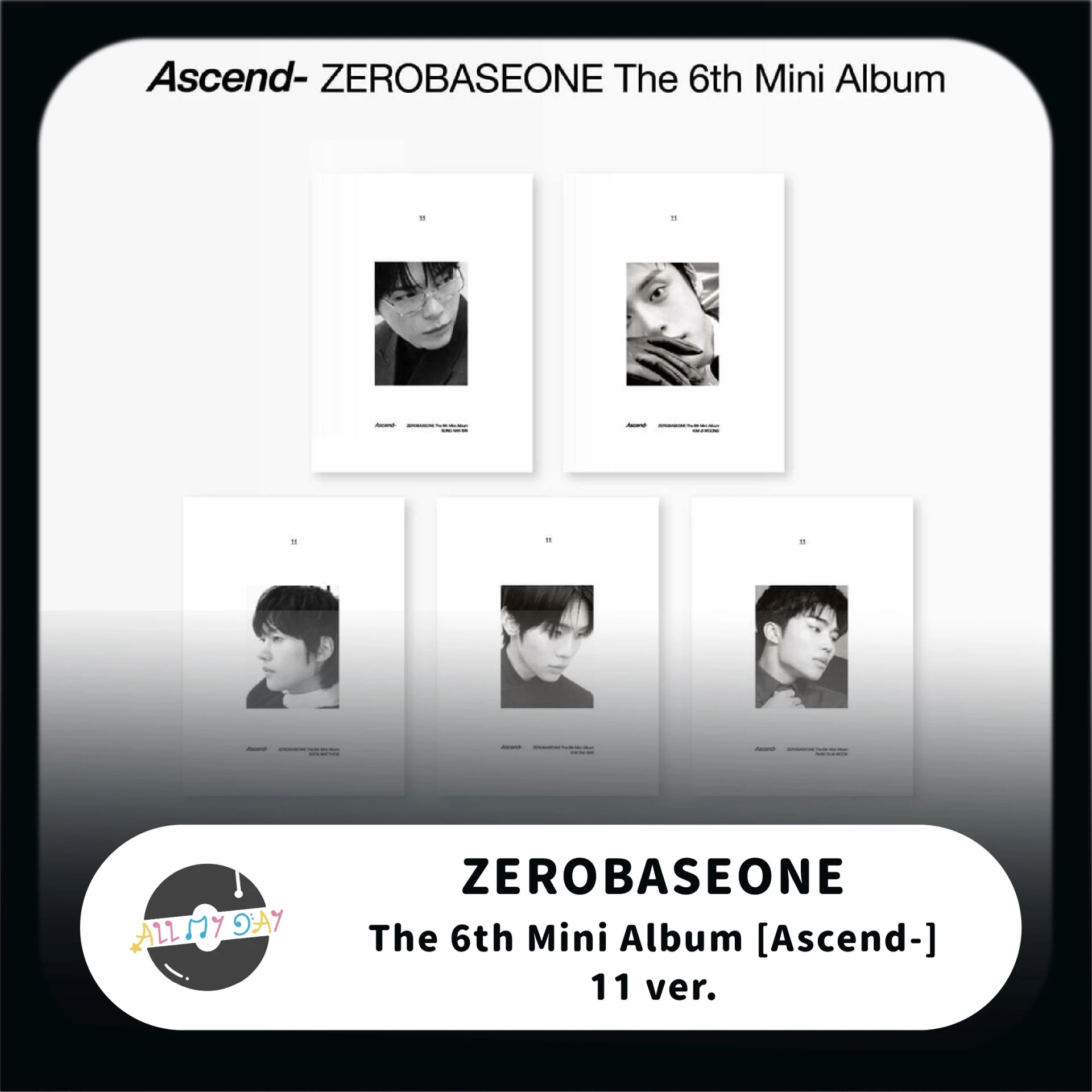 ZEROBASEONE 迷你六輯《Ascend-》(11 ver.)