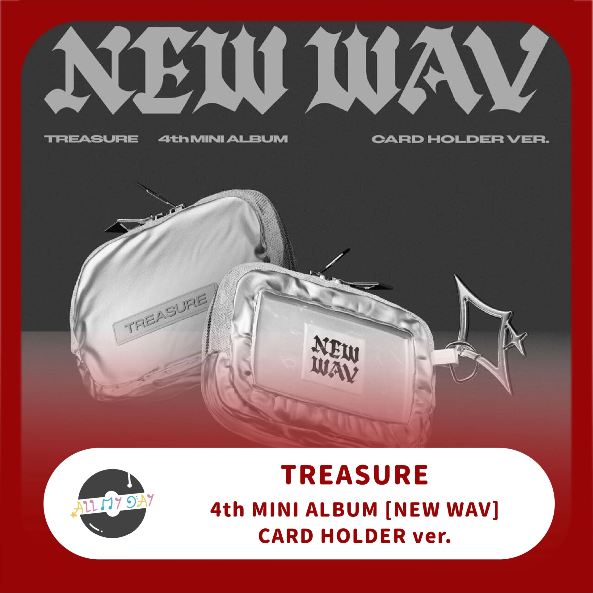 TREASURE 迷你四輯《NEW WAV》(CARD HOLDER ver.)