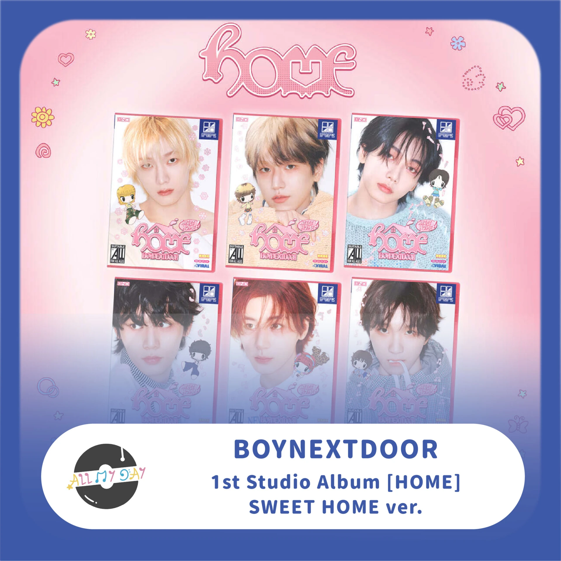 BOYNEXTDOOR 正規一輯《HOME》(SWEET HOME ver.)