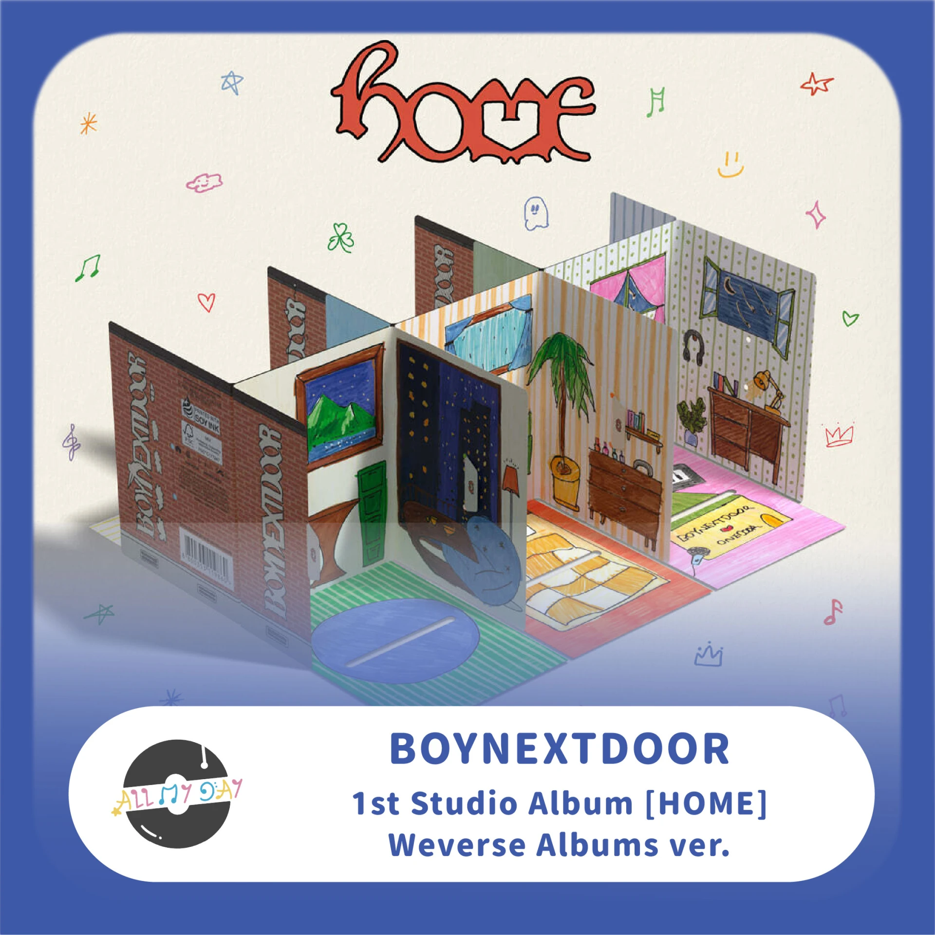 BOYNEXTDOOR 正規一輯《HOME》(Weverse Albums ver.)