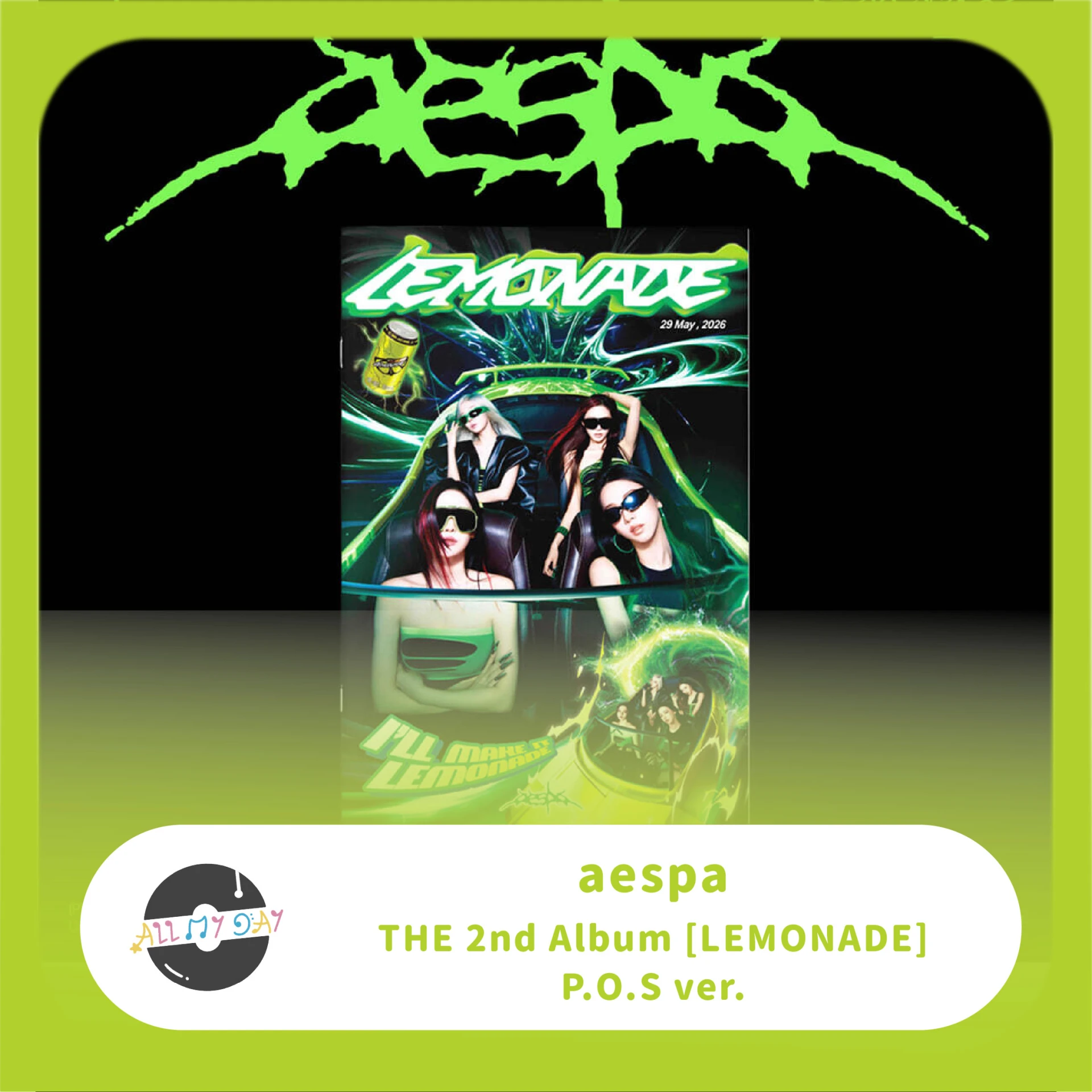 aespa 正規二輯《LEMONADE》(P.O.S ver.)