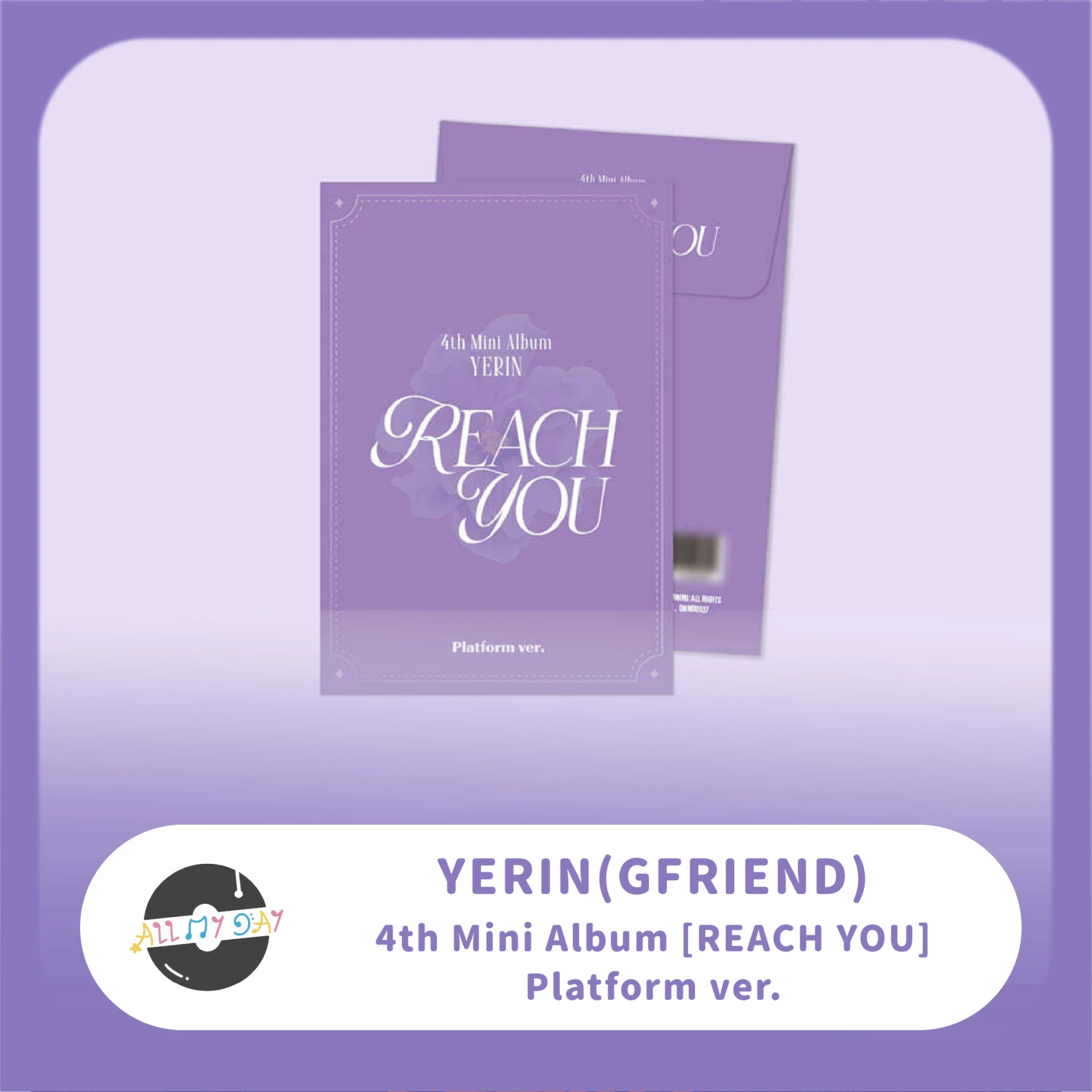 YERIN(GFRIEND) 迷你四輯《REACH YOU》(Platform ver.)