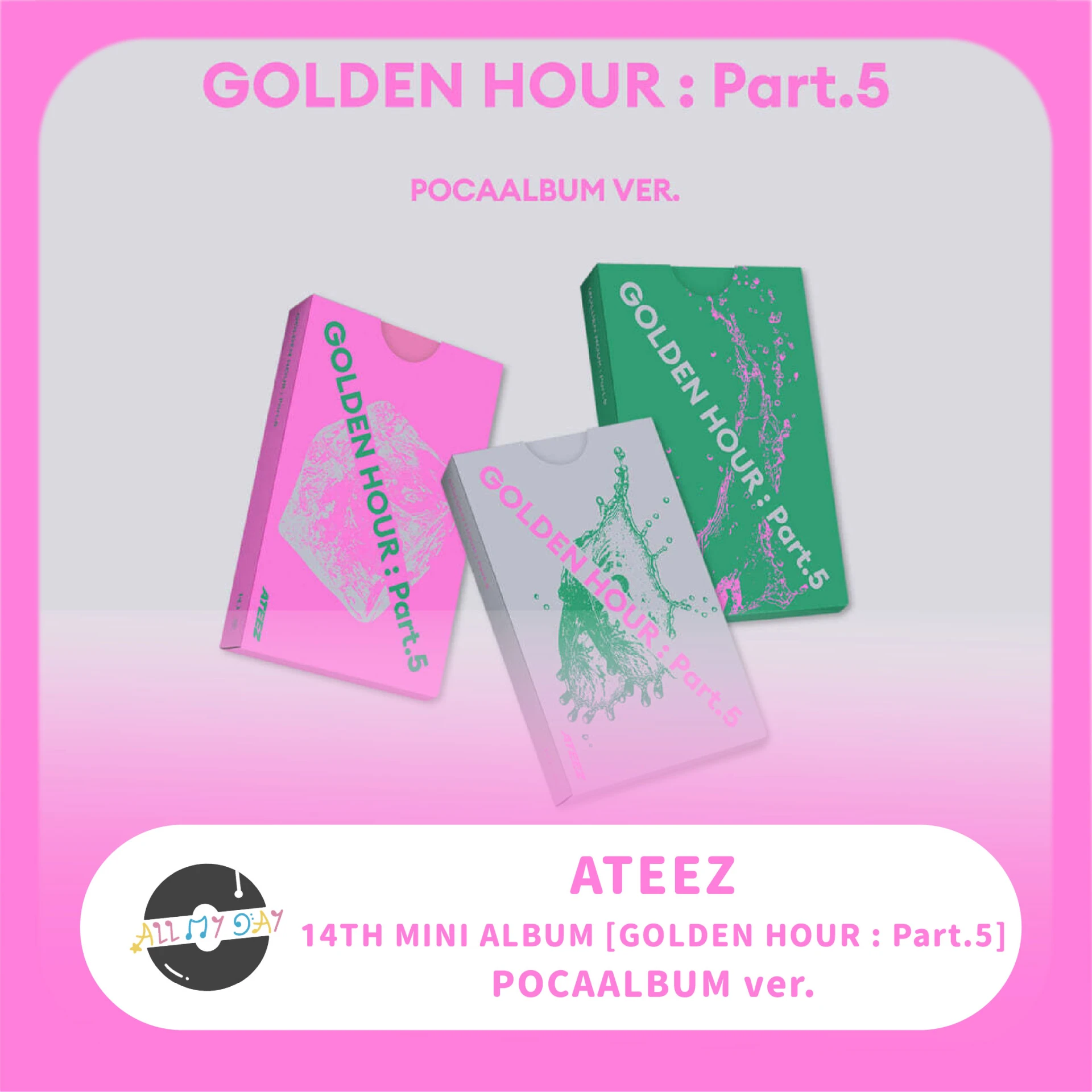 ATEEZ 迷你十四輯《GOLDEN HOUR : Part.5》(POCAALBUM ver.)