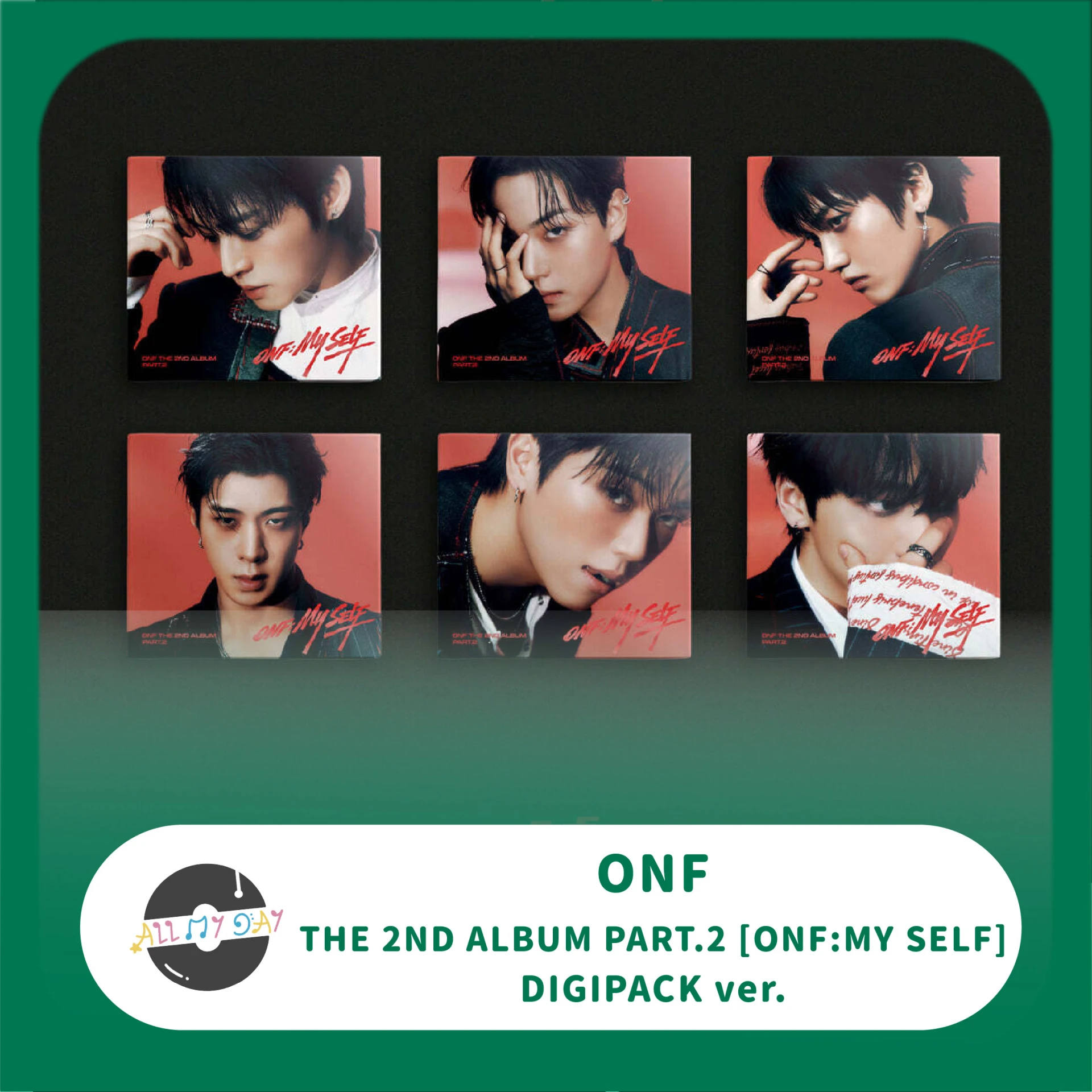 ONF 正規二輯Part.2《ONF:MY SELF》(DIGIPACK ver.)