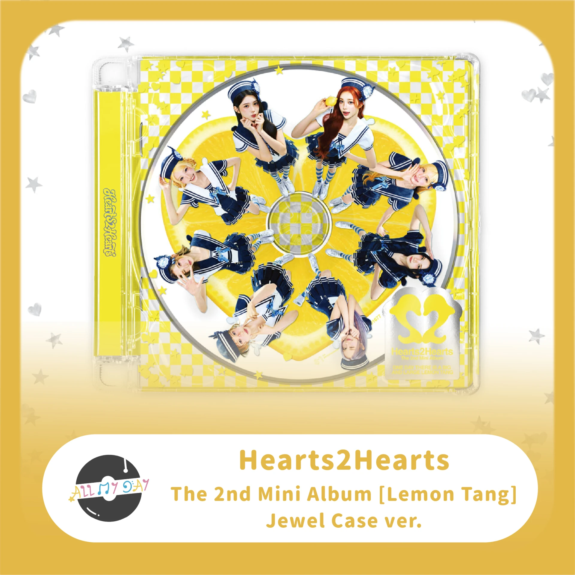 Hearts2Hearts 迷你二輯《Lemon Tang》(Jewel Case ver.) | ALL MY DAY