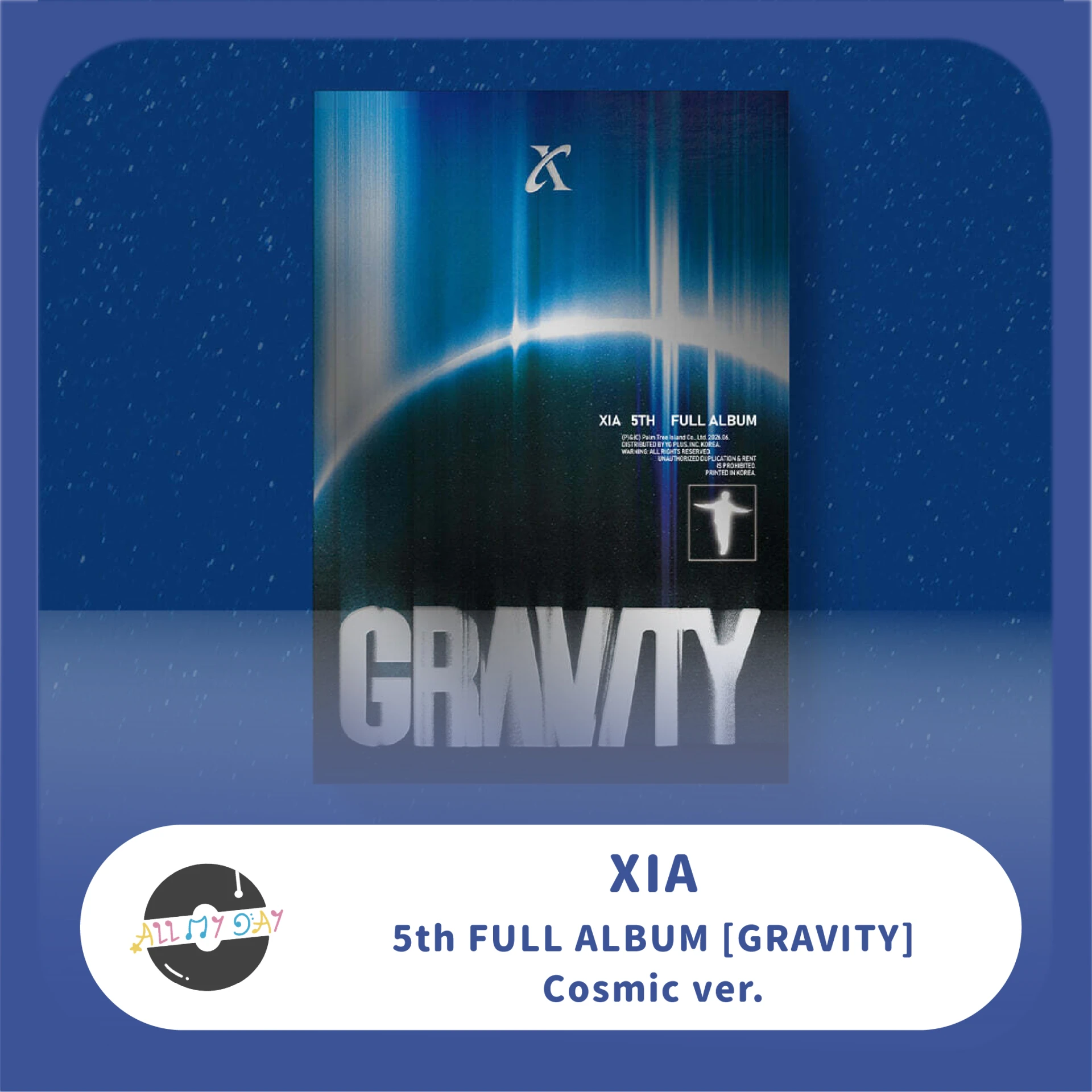 XIA 正規五輯《GRAVITY》(Cosmic ver.)
