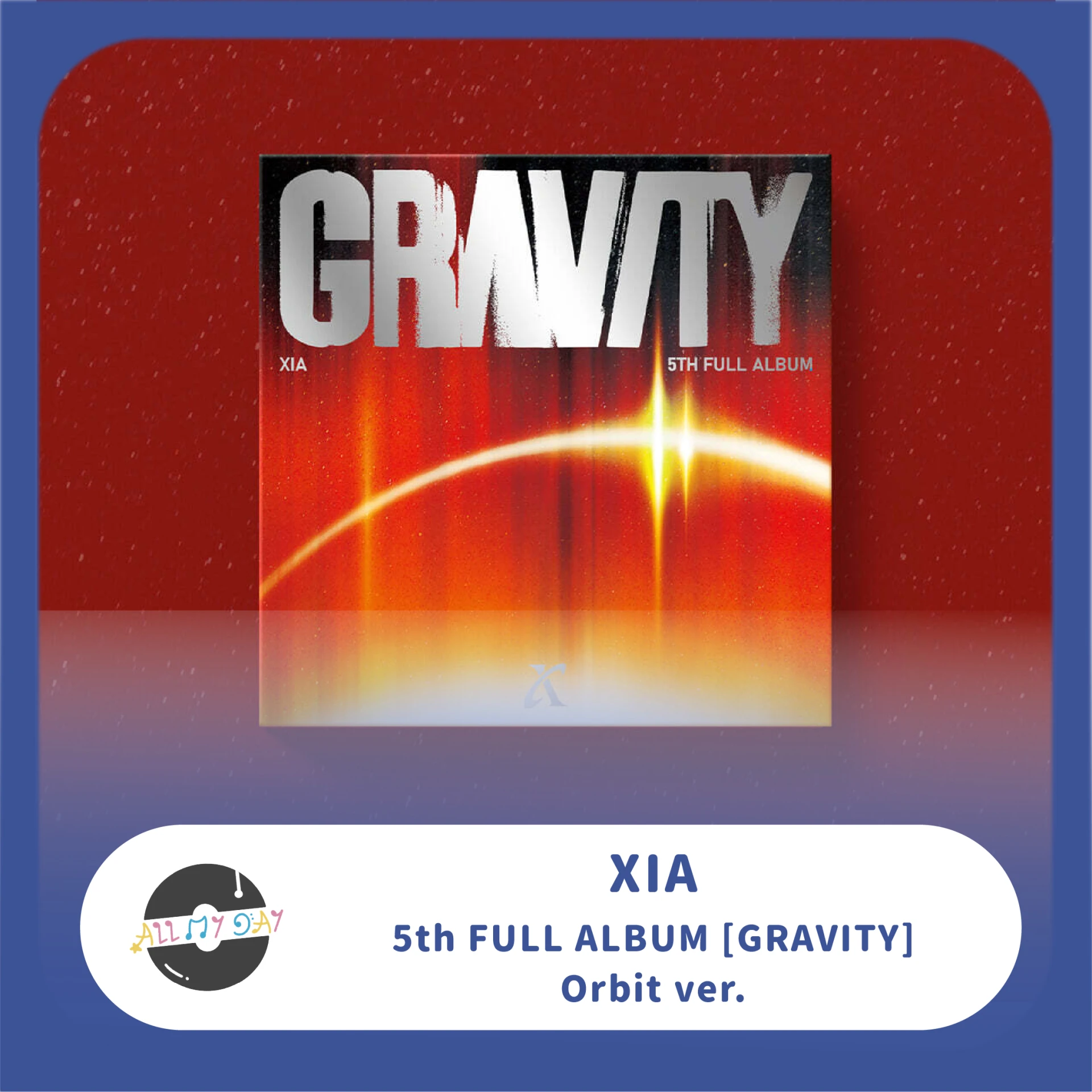 XIA 正規五輯《GRAVITY》(Orbit ver.)
