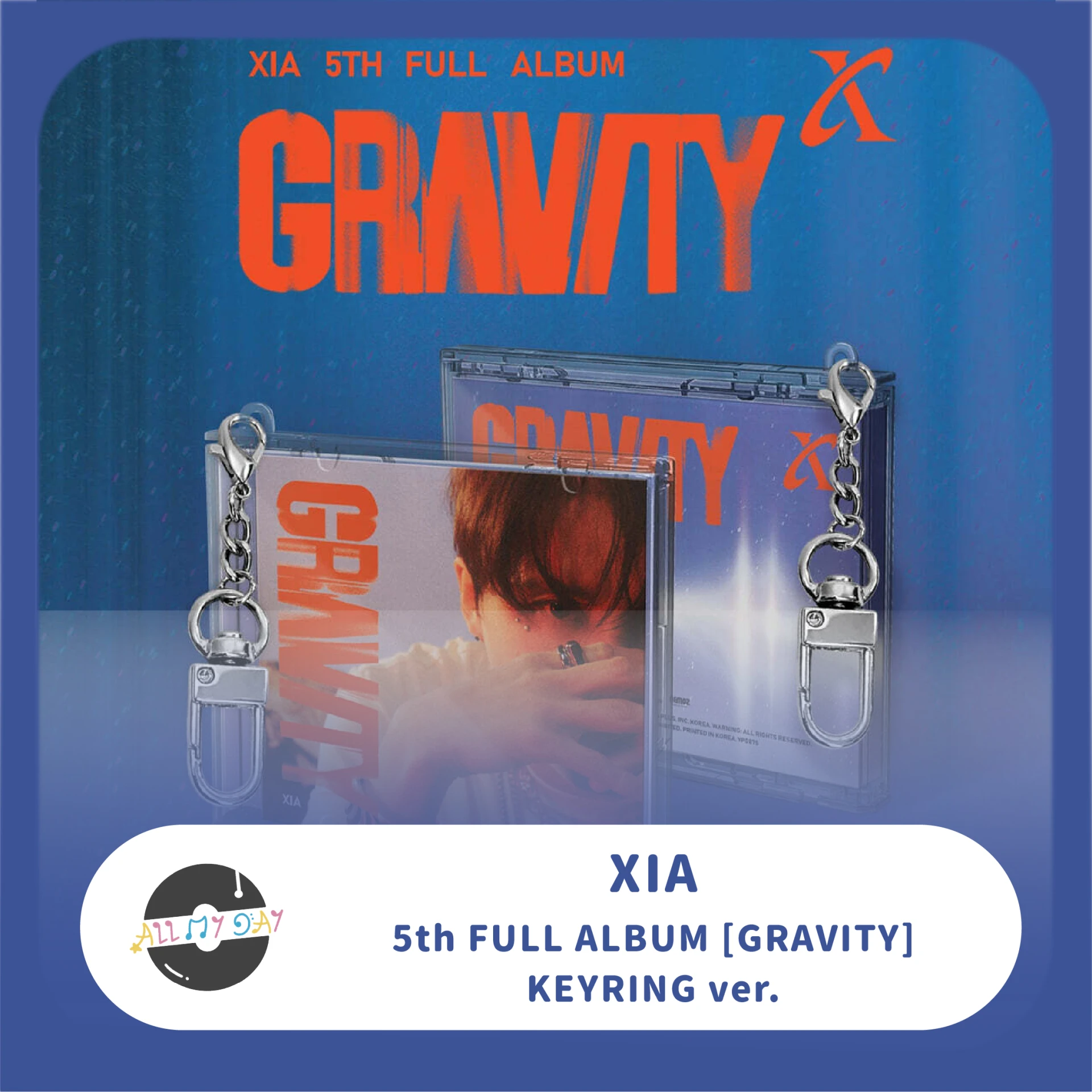 XIA 正規五輯《GRAVITY》(KEYRING ver.)