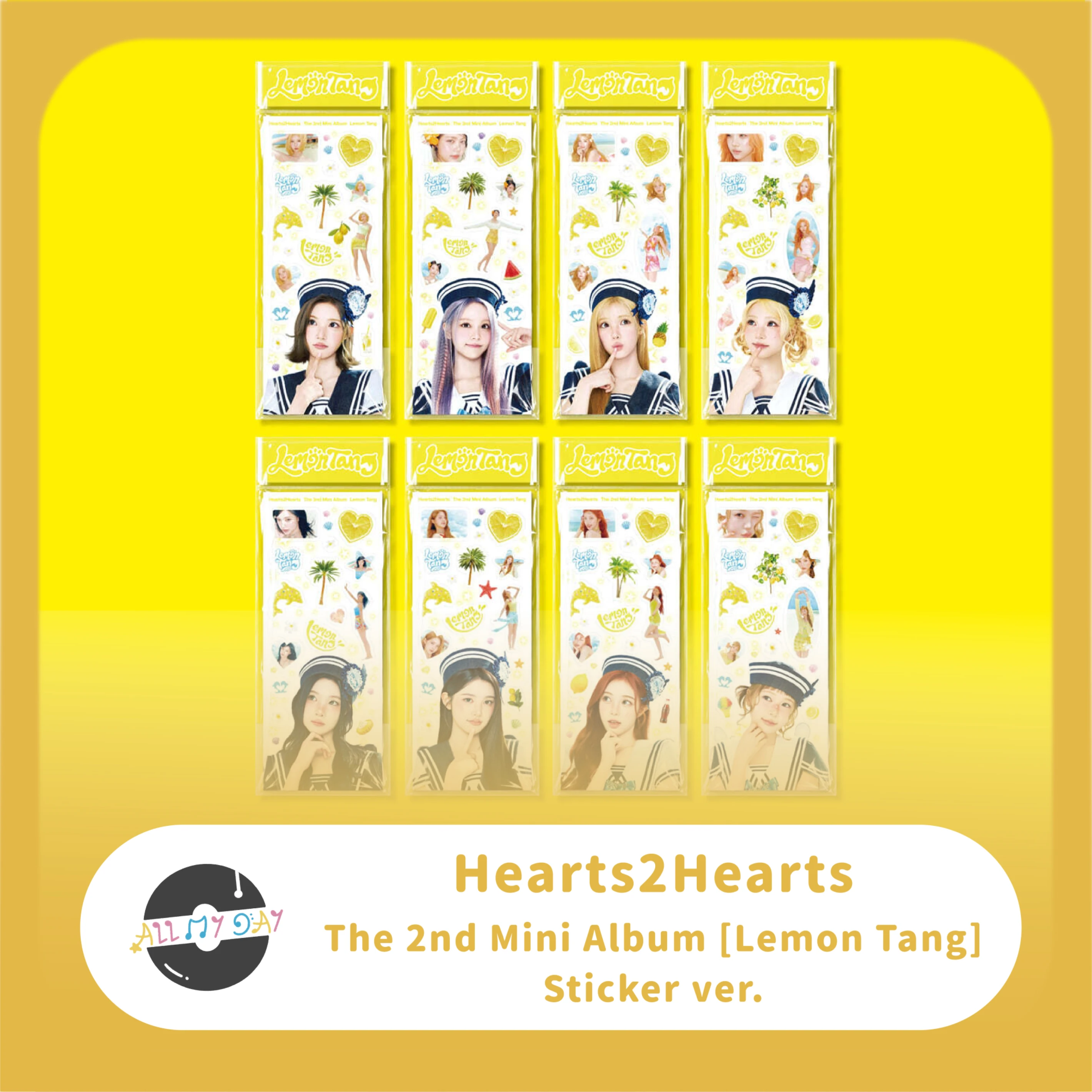 Hearts2Hearts 迷你二輯《Lemon Tang》(Sticker ver.)
